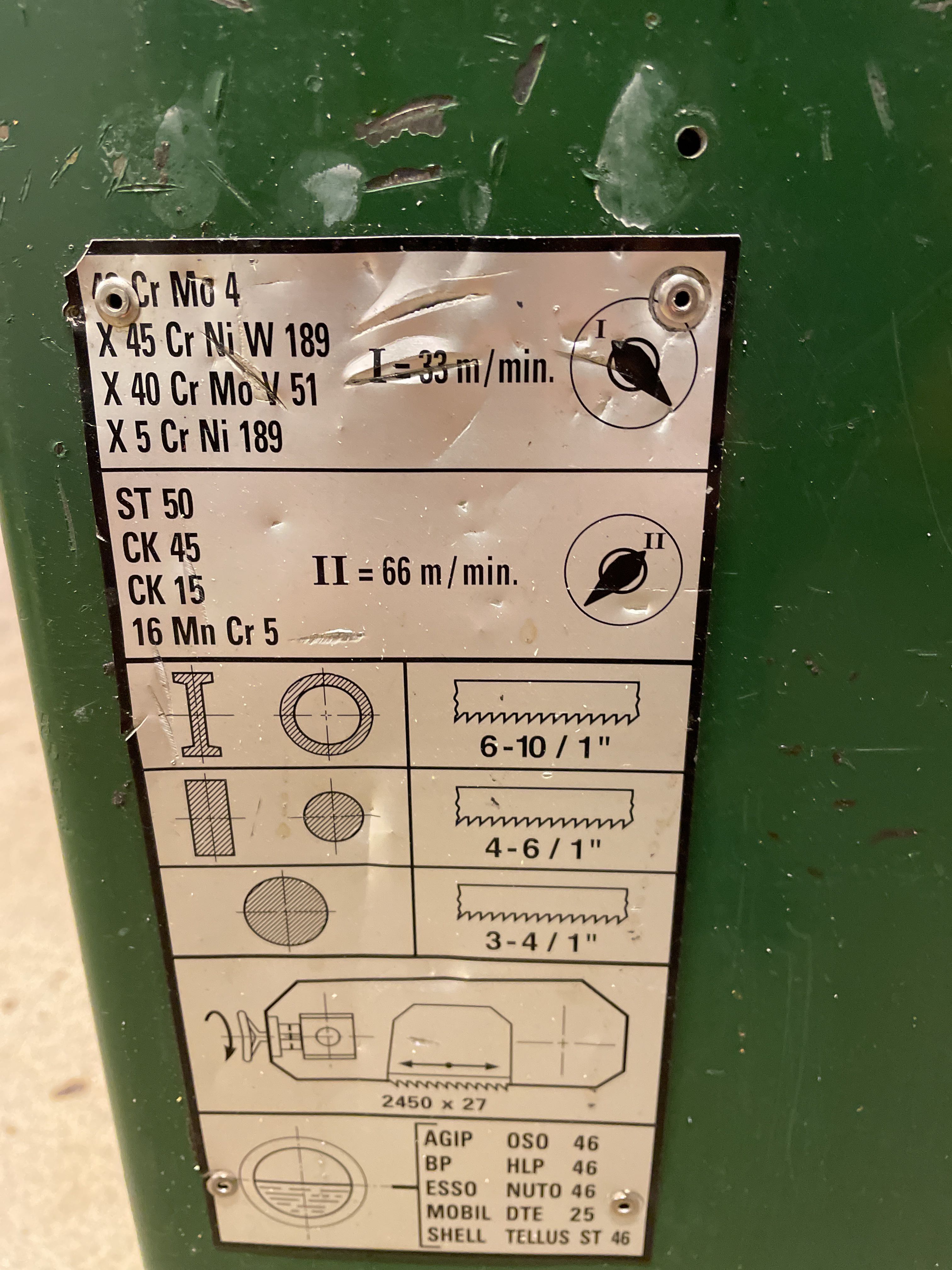 Bandsaw semi-automatic Carif 260 BSA - PS Auction - We value