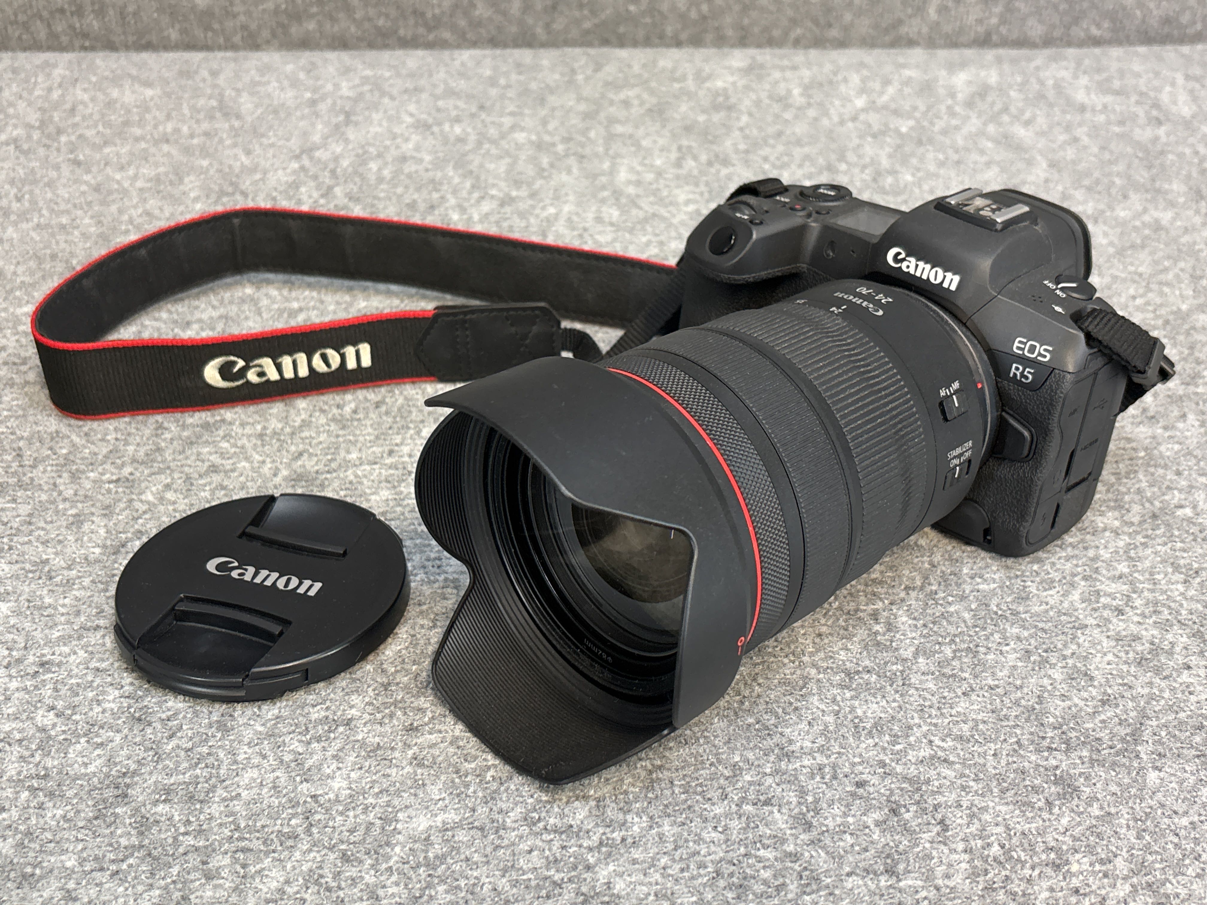 【動作確認済】 Canon EOS 5 F1212-22-2p y System camera with zoom lens - Canon EOS R5 x Canon RF 24-70 - PS