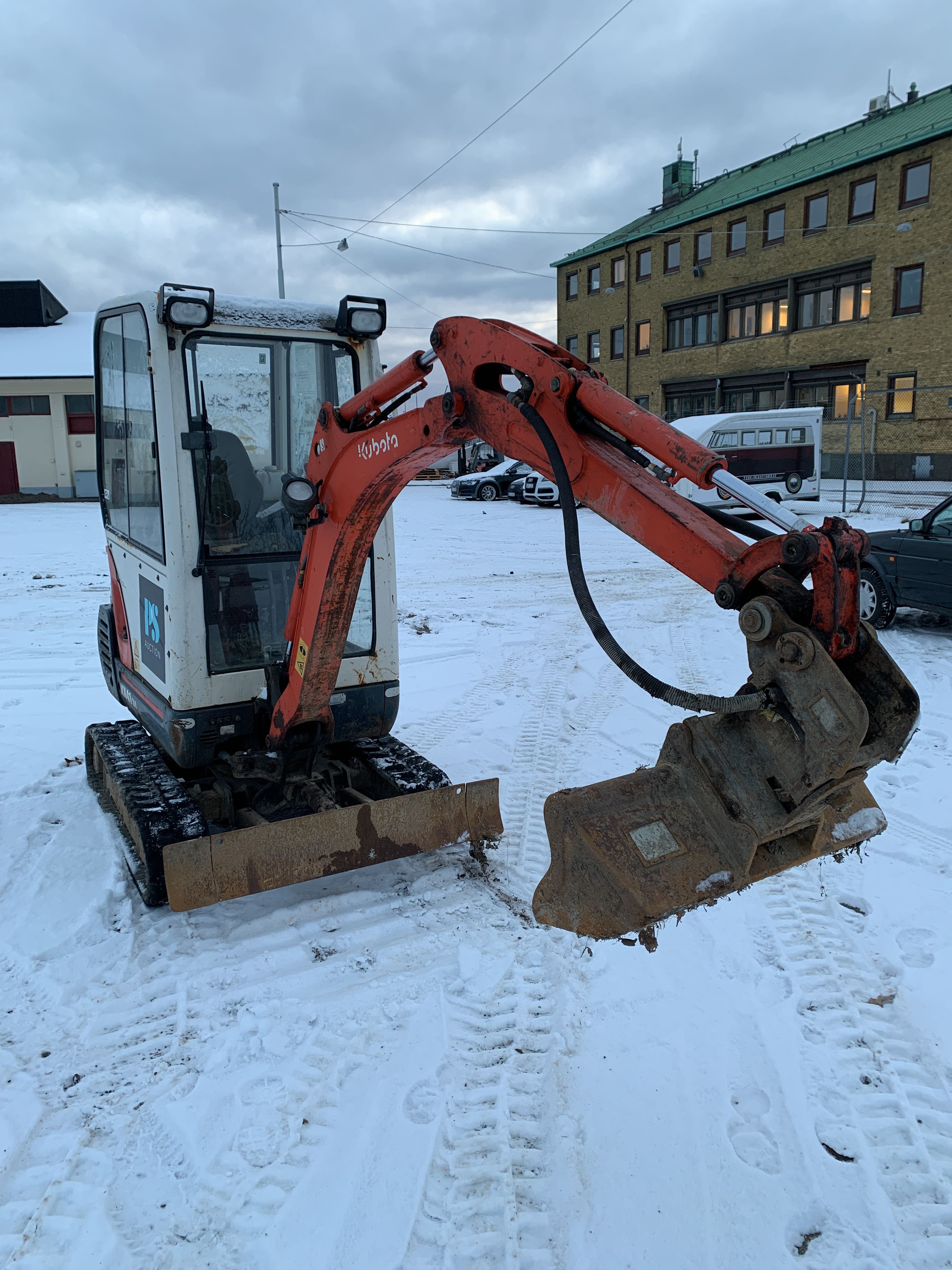 Crawler excavator Kubota KX413V 2010 (2244h) with bucket PS Auction