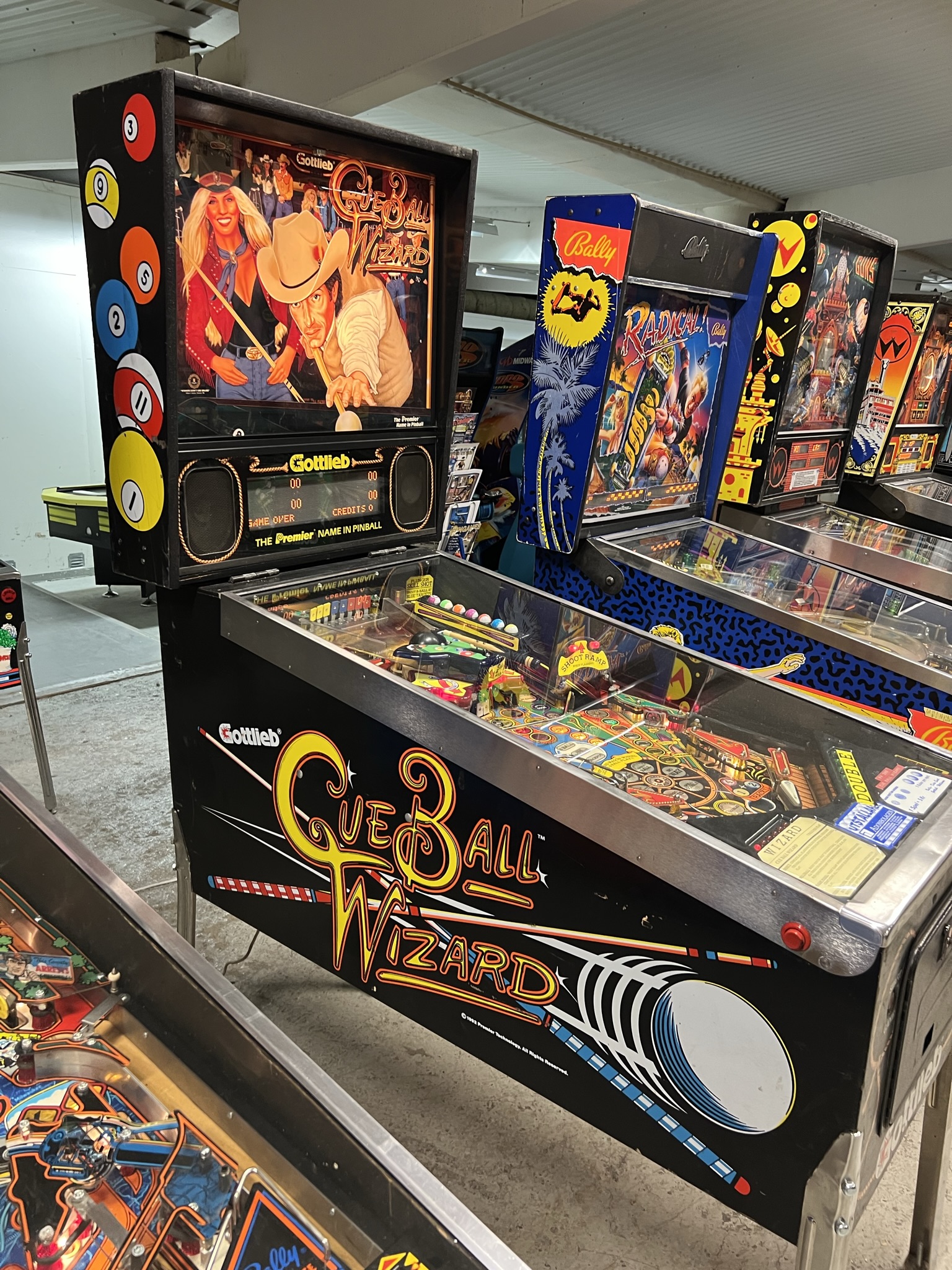 Pinball Gottlieb Cue Ball Wizard 1992 PS Auction We value the