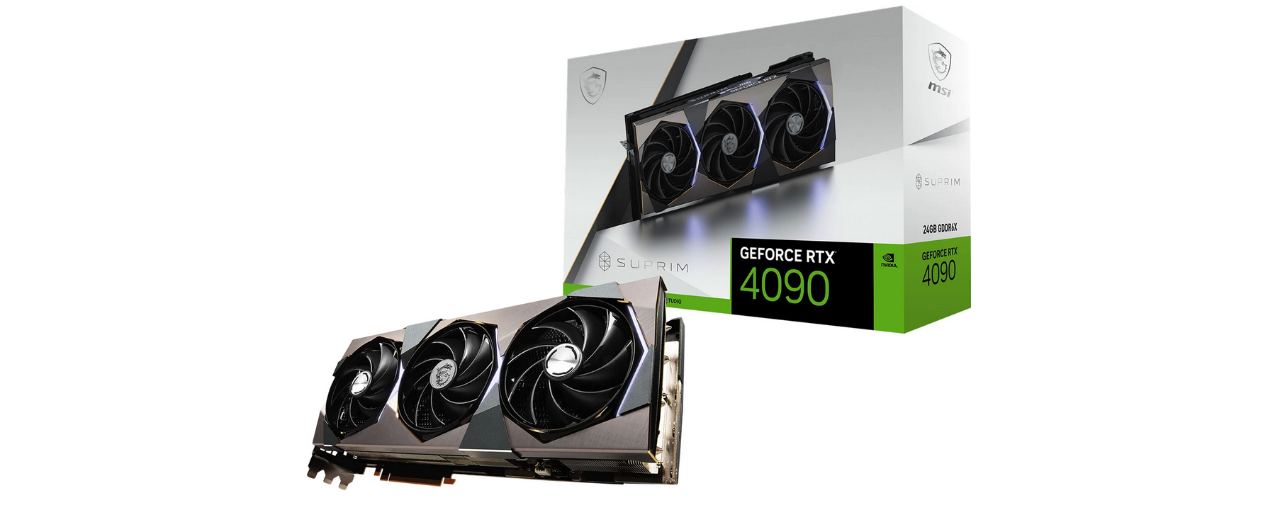 Graphics card GeForce RTX 4090 SUPRIM X 24G - PS Auction - We