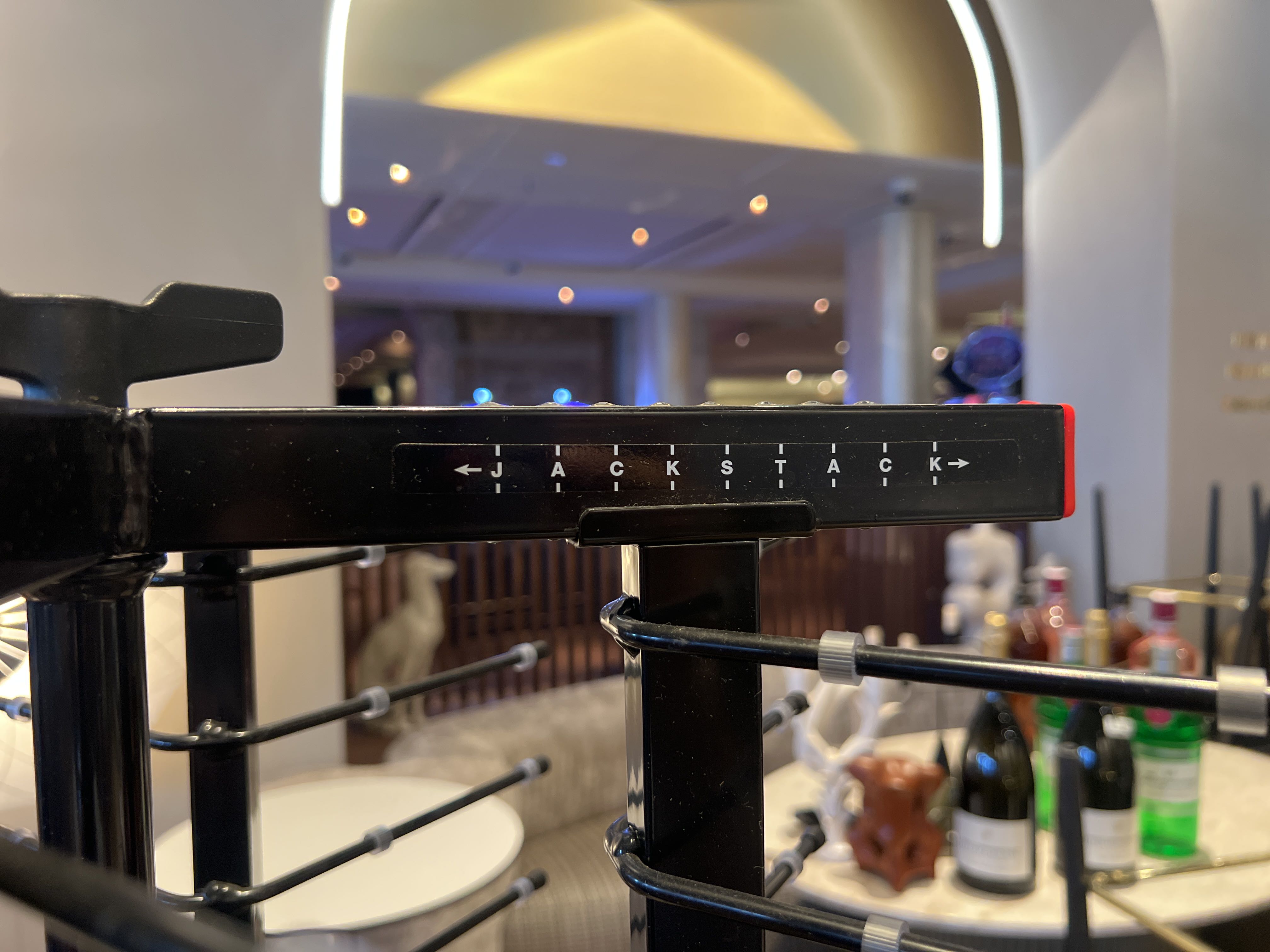 Jack Stack Plate Rack Black Plate rack on wheels - Jackstack - PS Auction - We value the future ...