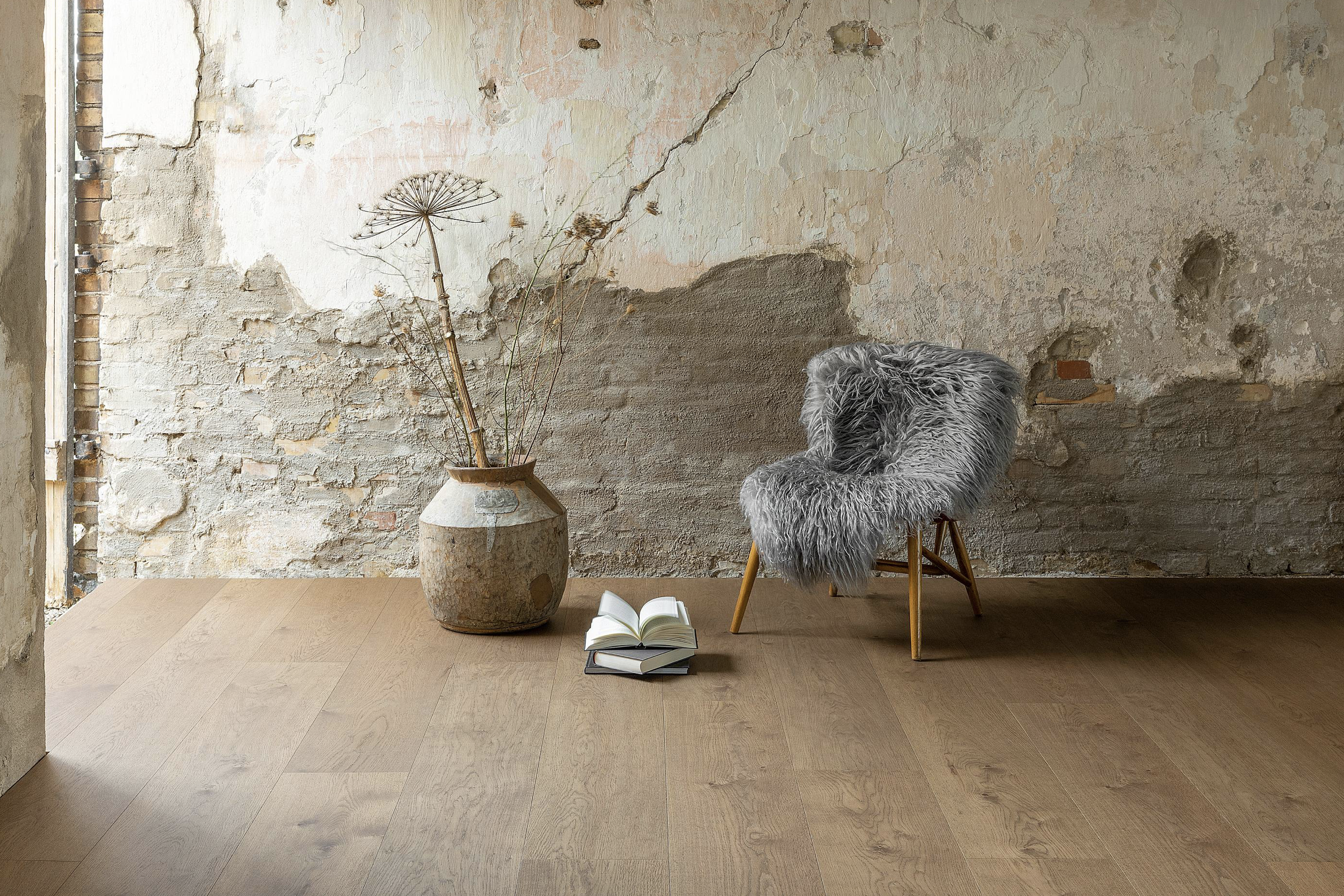 Video preview for Hardened Oak Dark Brown, 92 sq m, click flooring 5G, XXL, 1-strip