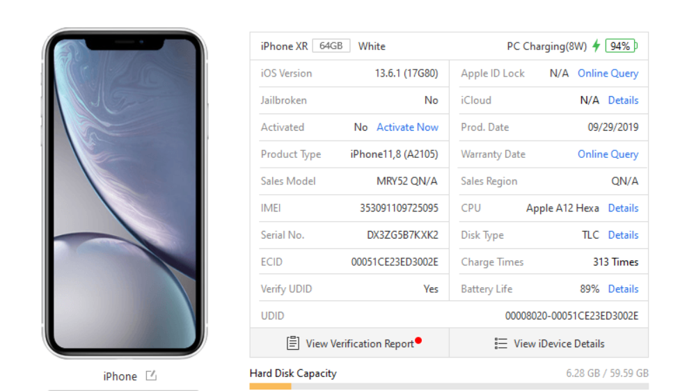 iPhone XR 64GB White - PS Auction - We value the future