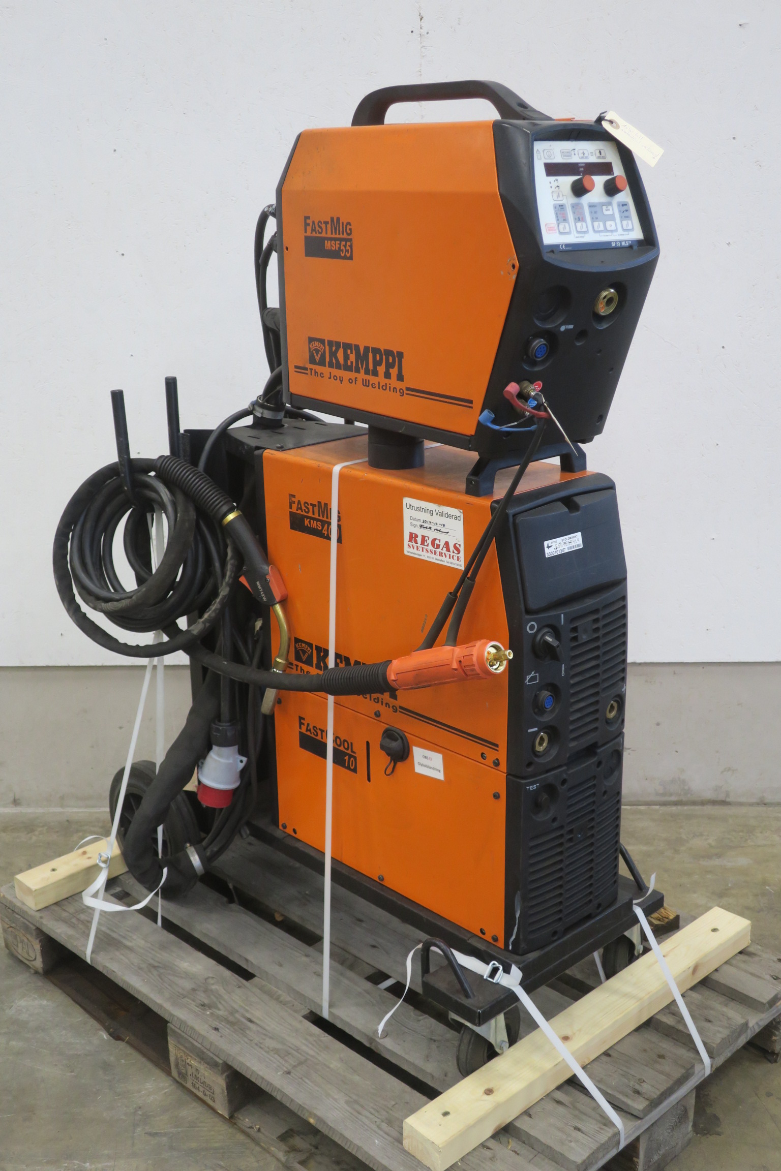 Mig welding machine Kemppi FastMig KMS 400 Synergic PS Auction We