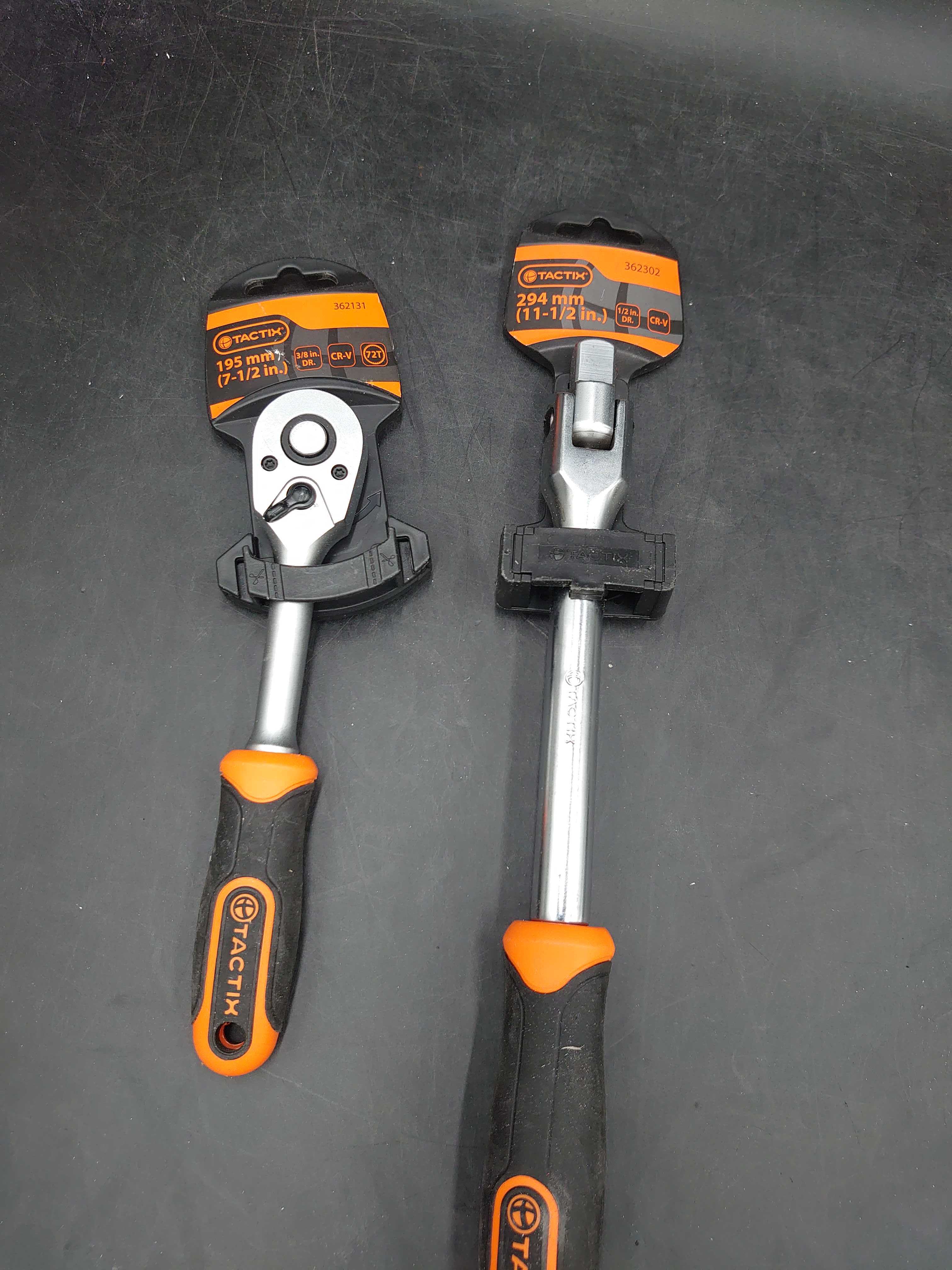 3 Tactix ratchet handles + 3 articulated handles - Shipping included ...