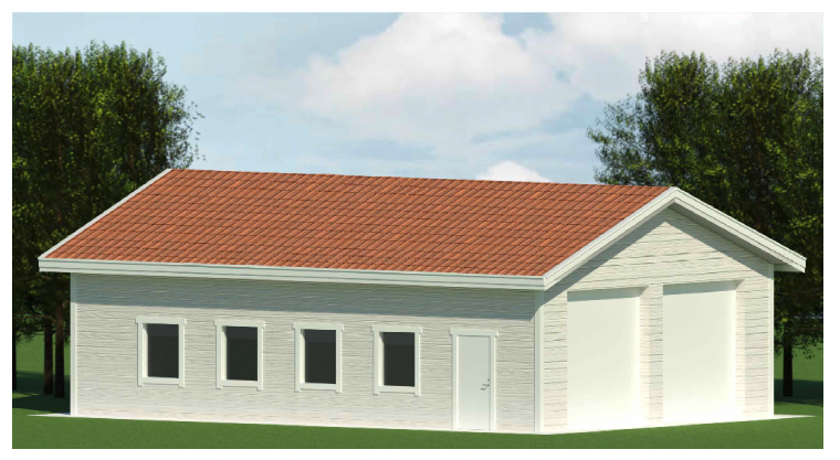 Stomme till en verkstad eller stort garage på cirka 100 kvm ...