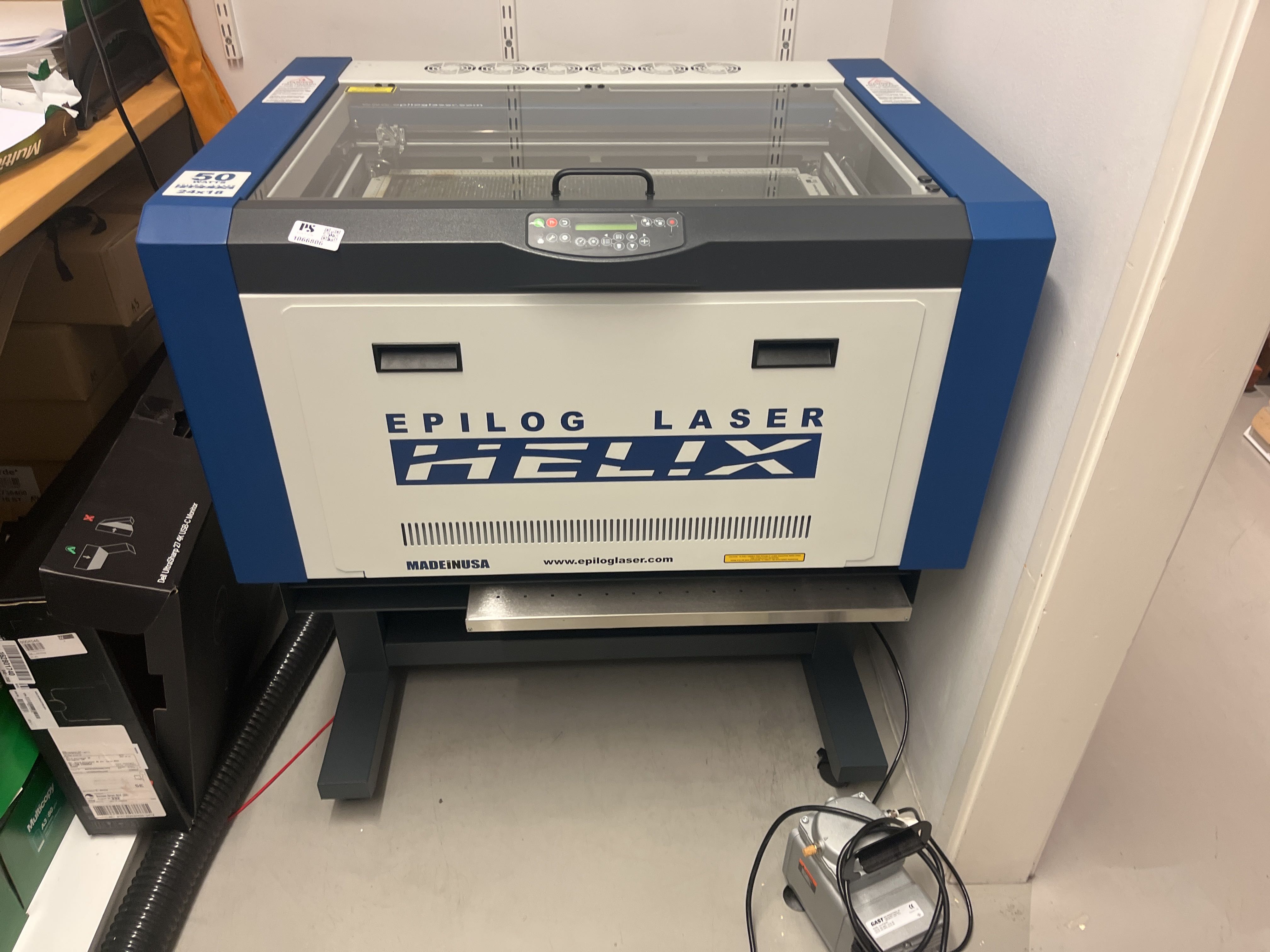 Laser cutter Epilog Laser Helix AD with Oracle IQ - PS Auction - We ...