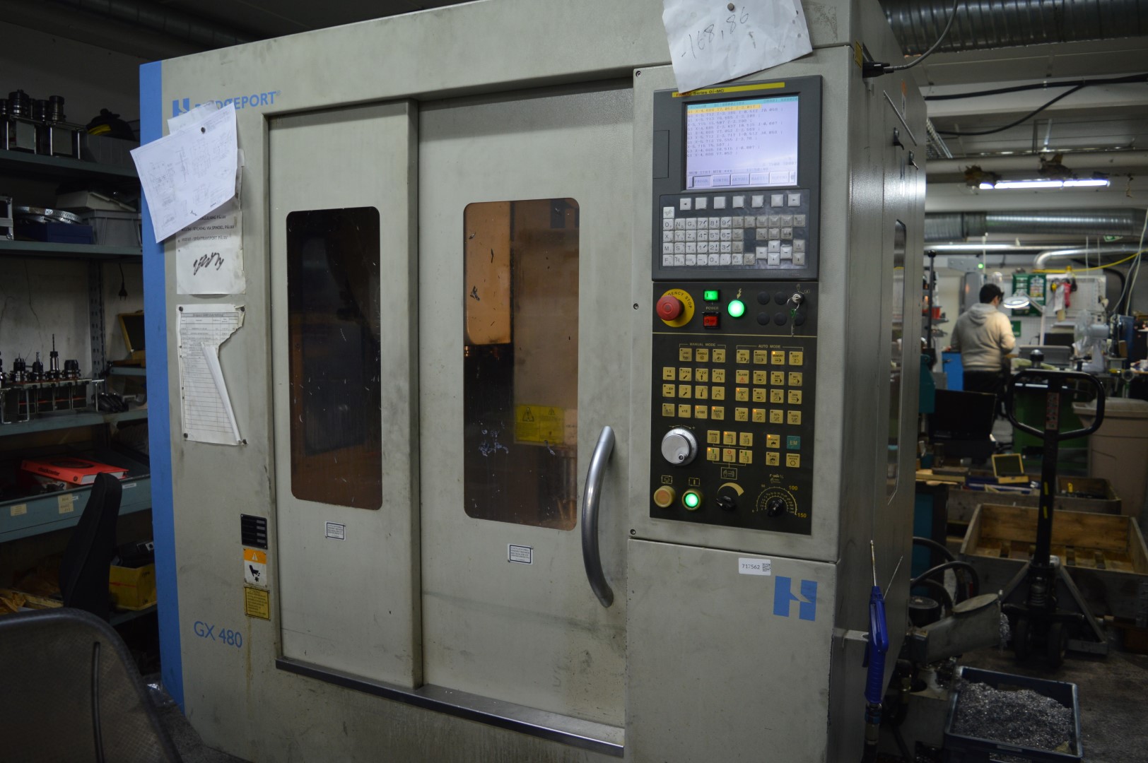 CNC vertical multipurpose Hardinge Bridgeport GX-480, -08 - PS