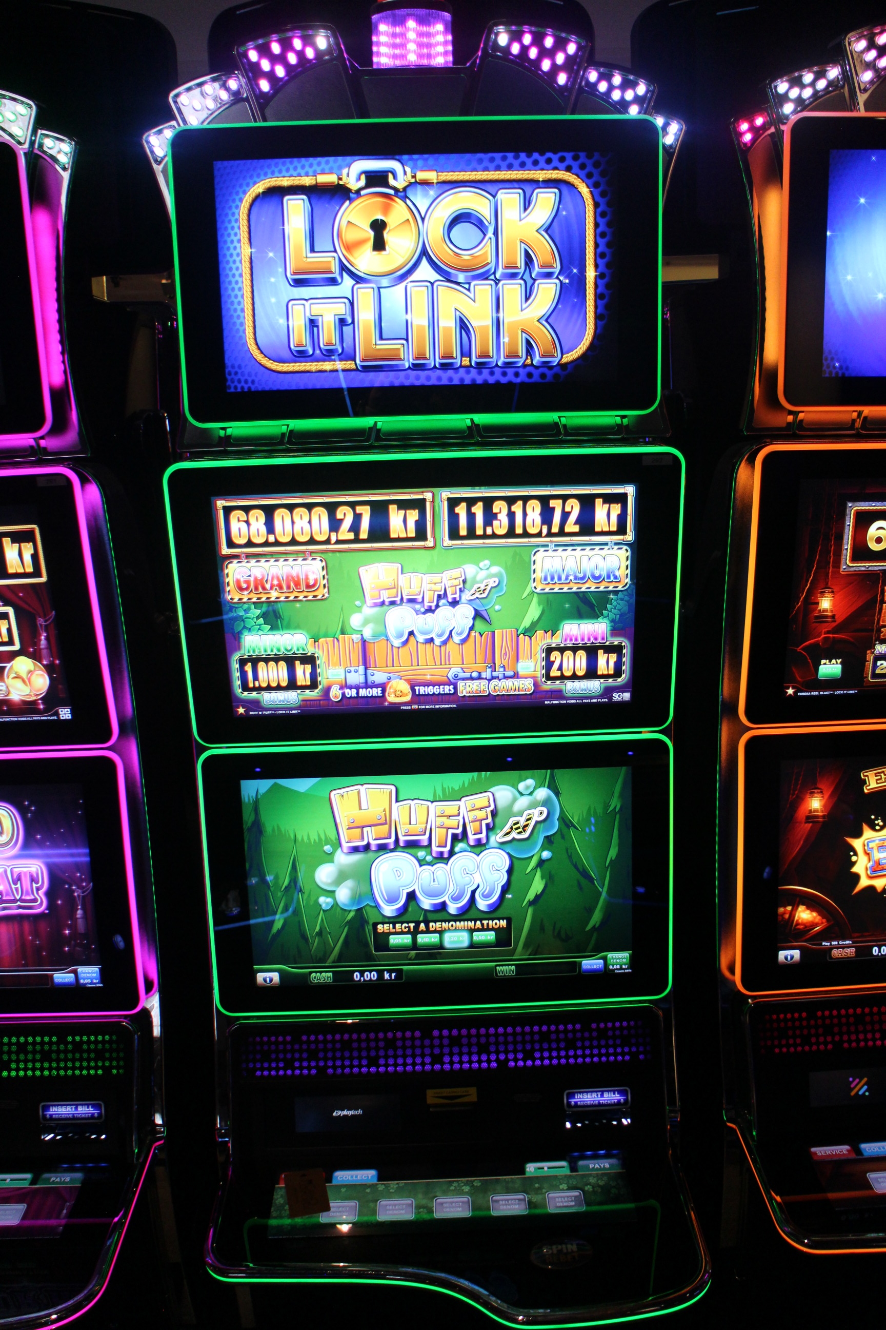Slot machines 10 pcs - Twinstar "Lock it Link" - PS Auction - We value