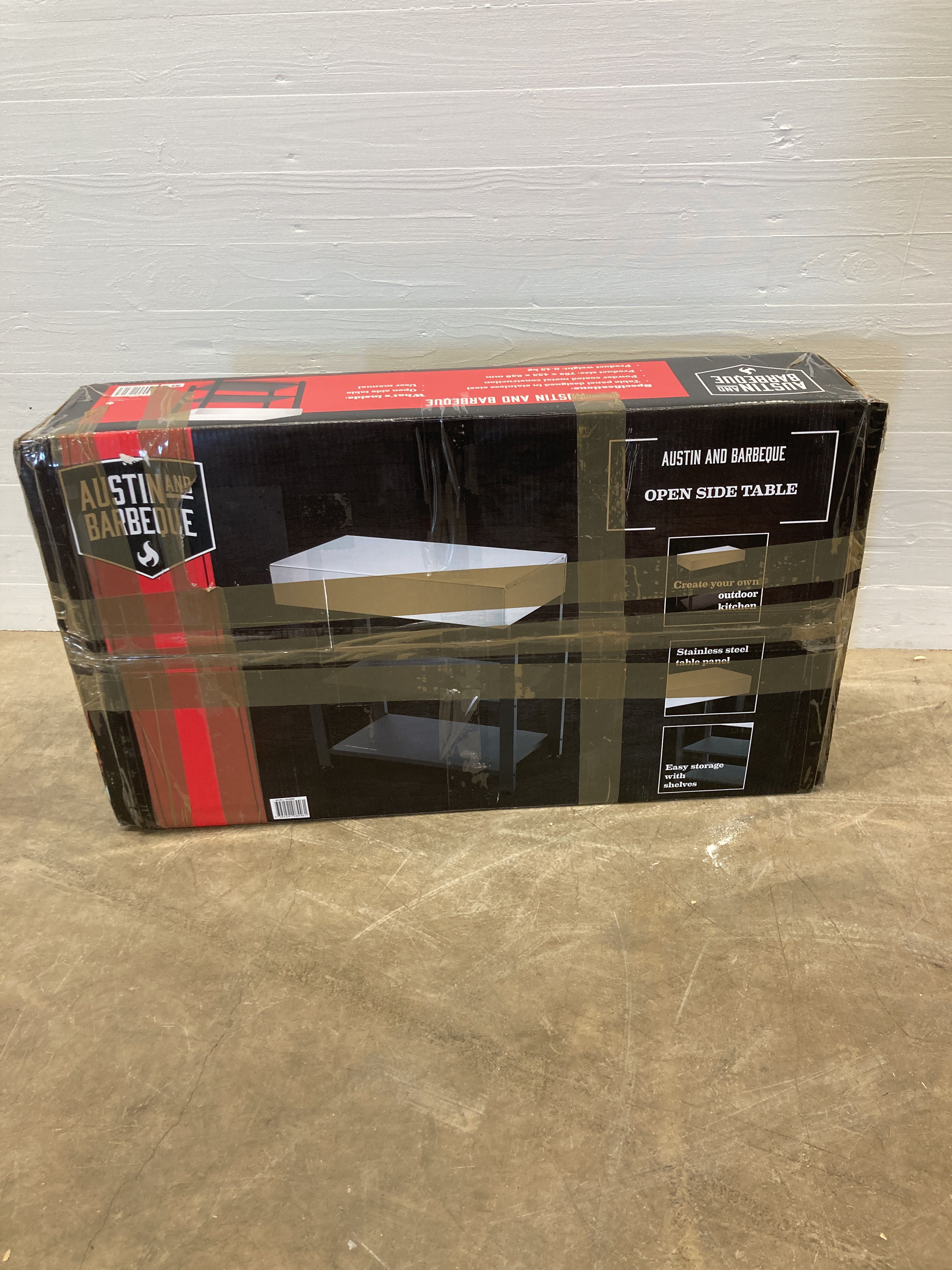 Side table Austin and Barbeque AABQ Side Table Open SS PS Auction