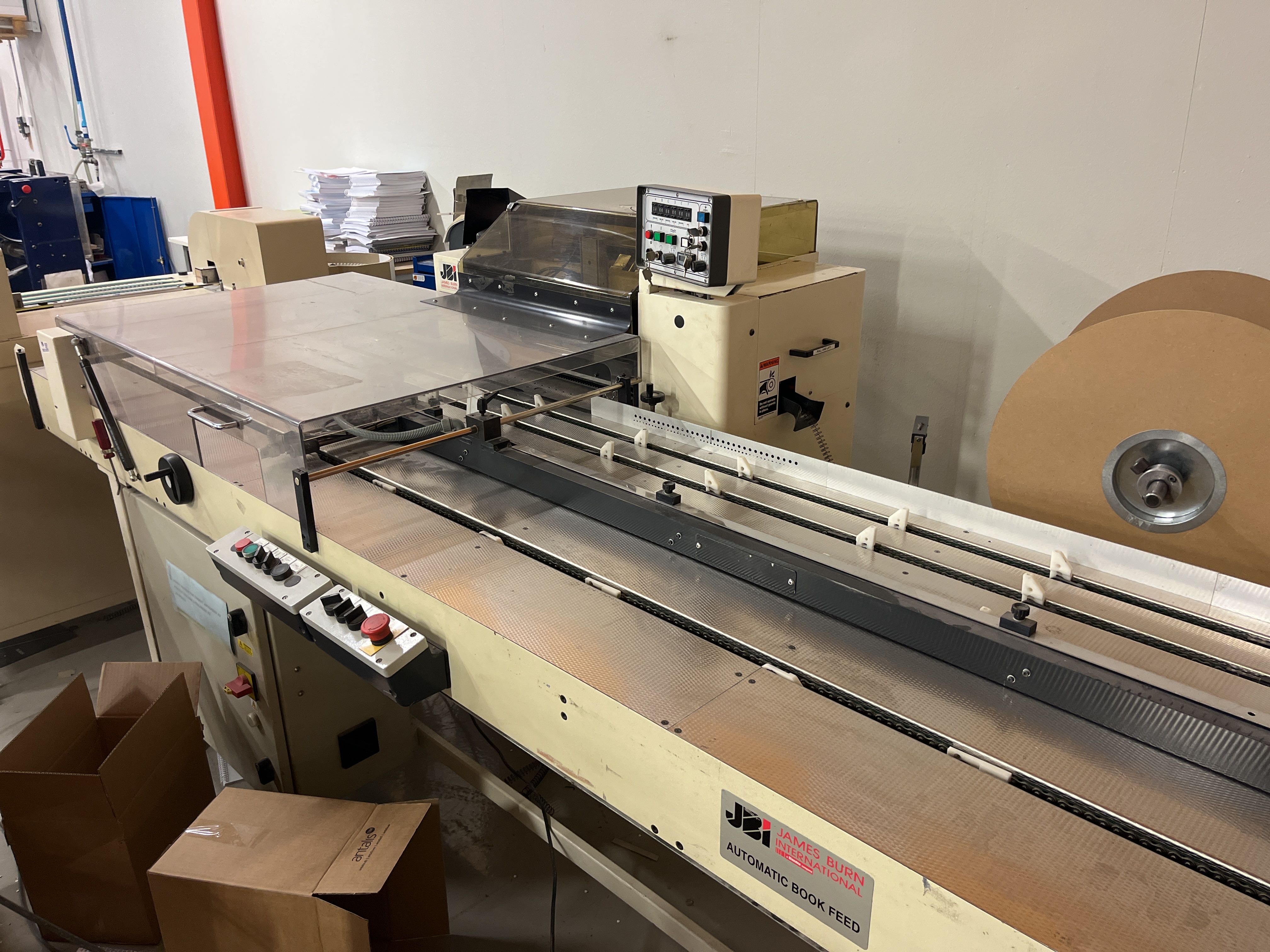 James Burn BB43H / BFU Bookbinding machine PS Auction We value the