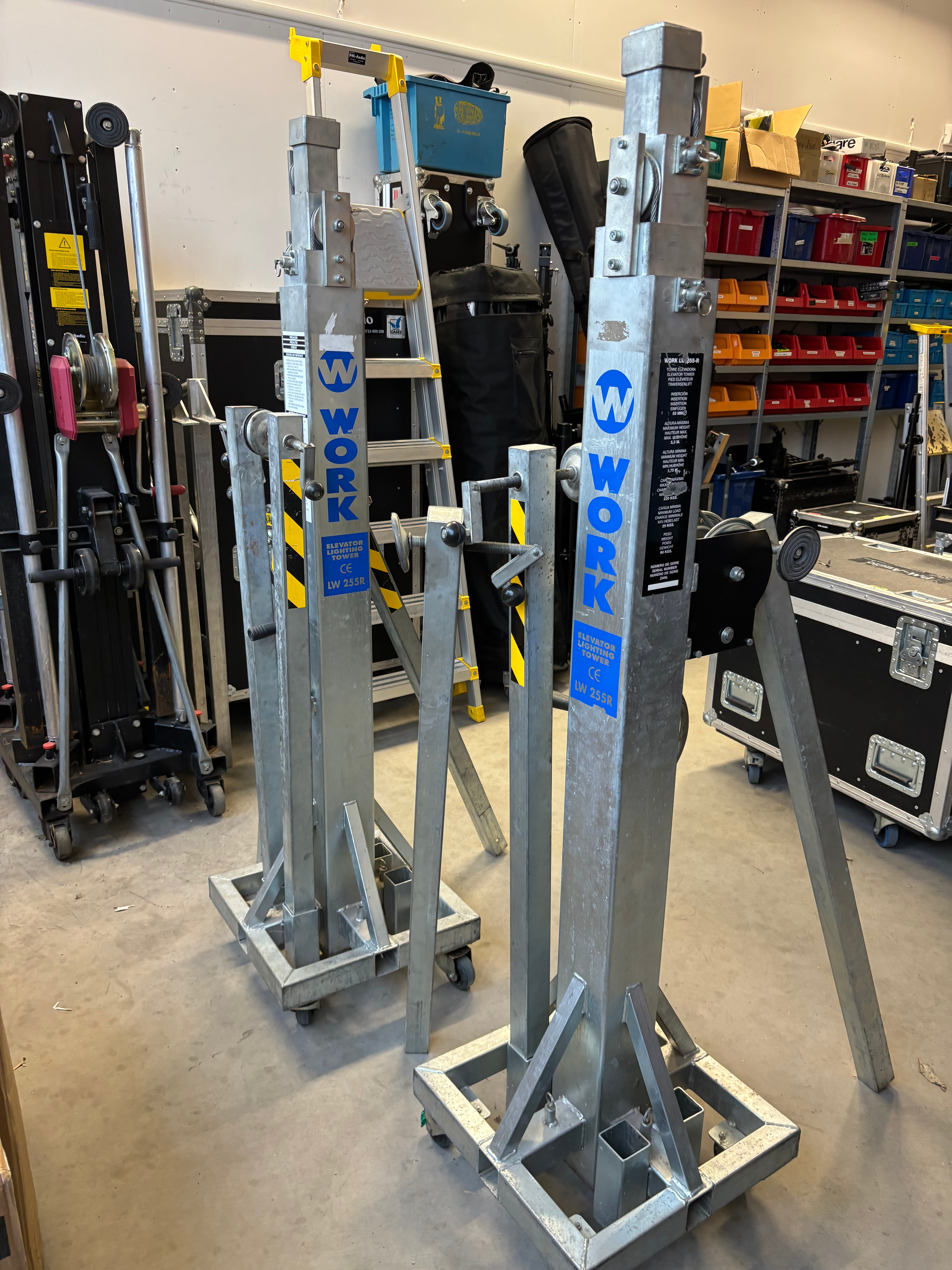 Standing Rope Stand Rope stand - Work LW-255-R (2 pcs) - PS Auction - We value the future ...
