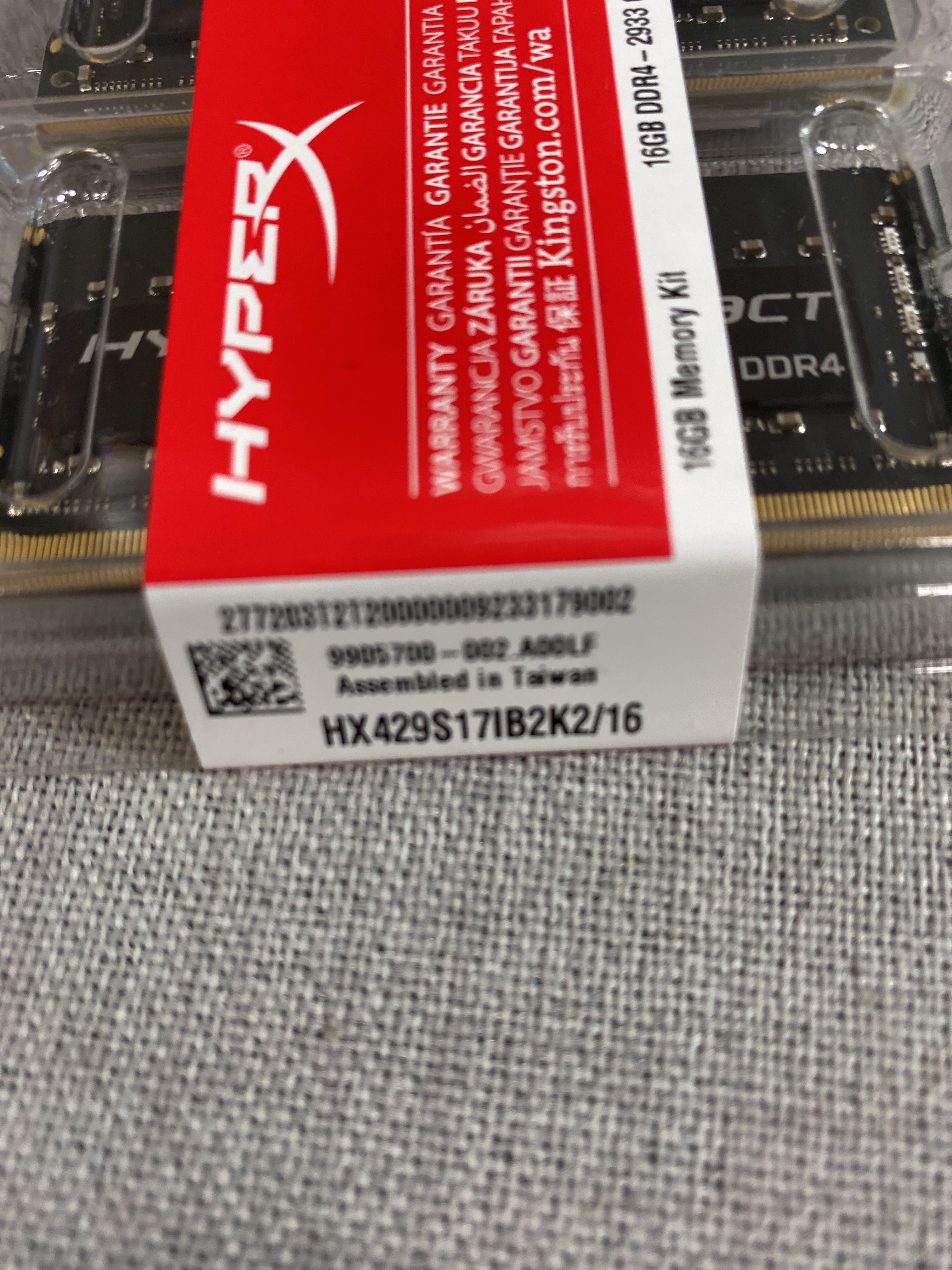 Ram memory HyperX Impact DDR4 2933MHz 16GB - PS Auction - We value