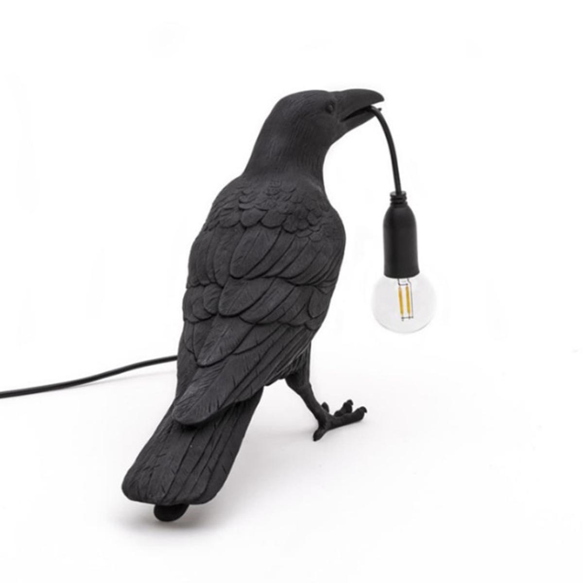 Ravenfield Led Raven-shaped LED lamp standing raven - PS Auction - We value the future ...