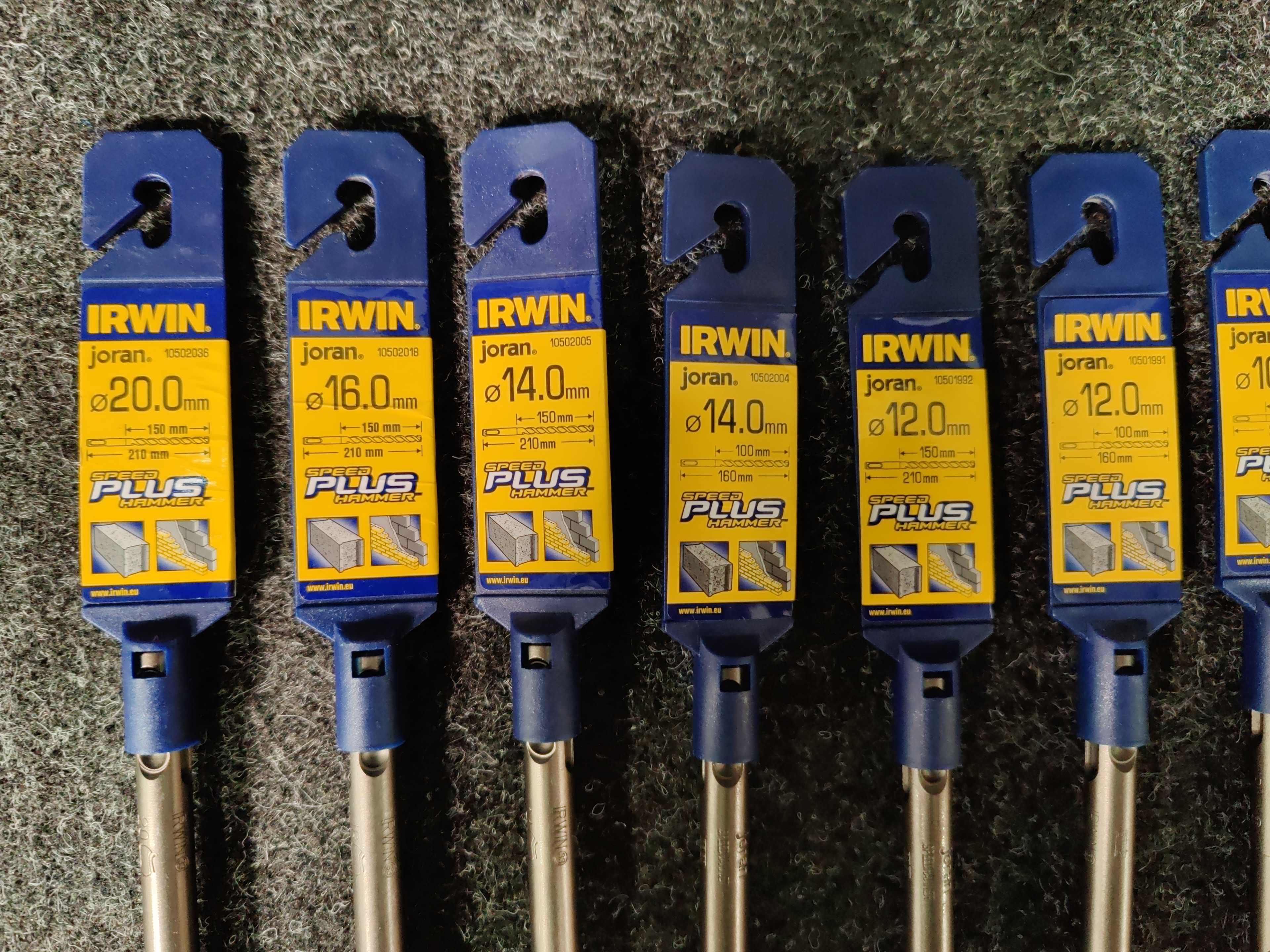 IRWIN SpeedHammer Plus Bohrer-Set – 5 Stück, 10 X 210 Mm, Für Schnelles Bohren In Beton Und Mauerwerk