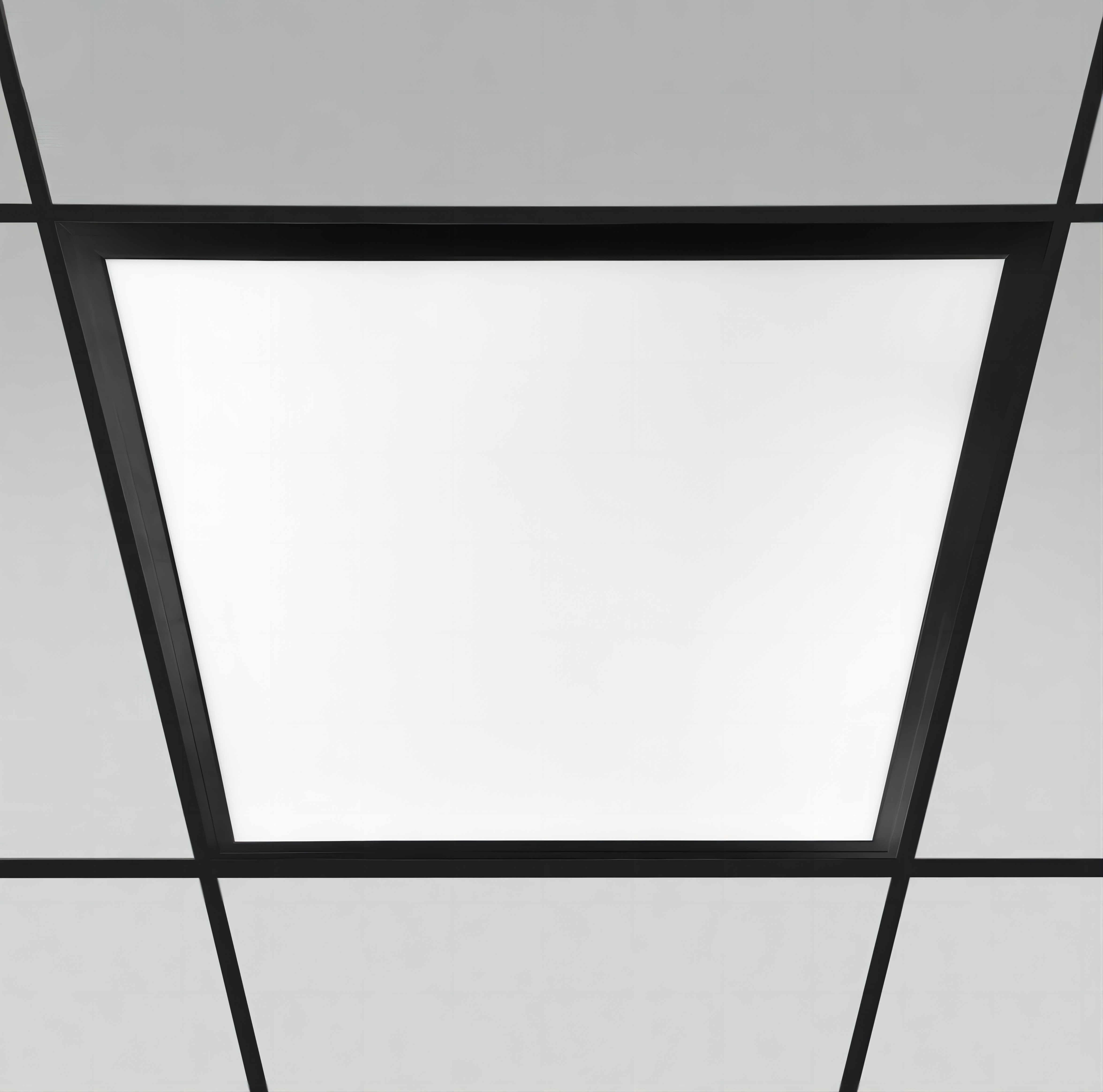 32 st LED paneler med svart ram 60x60 - Frakt ingår - Auktioner online ...
