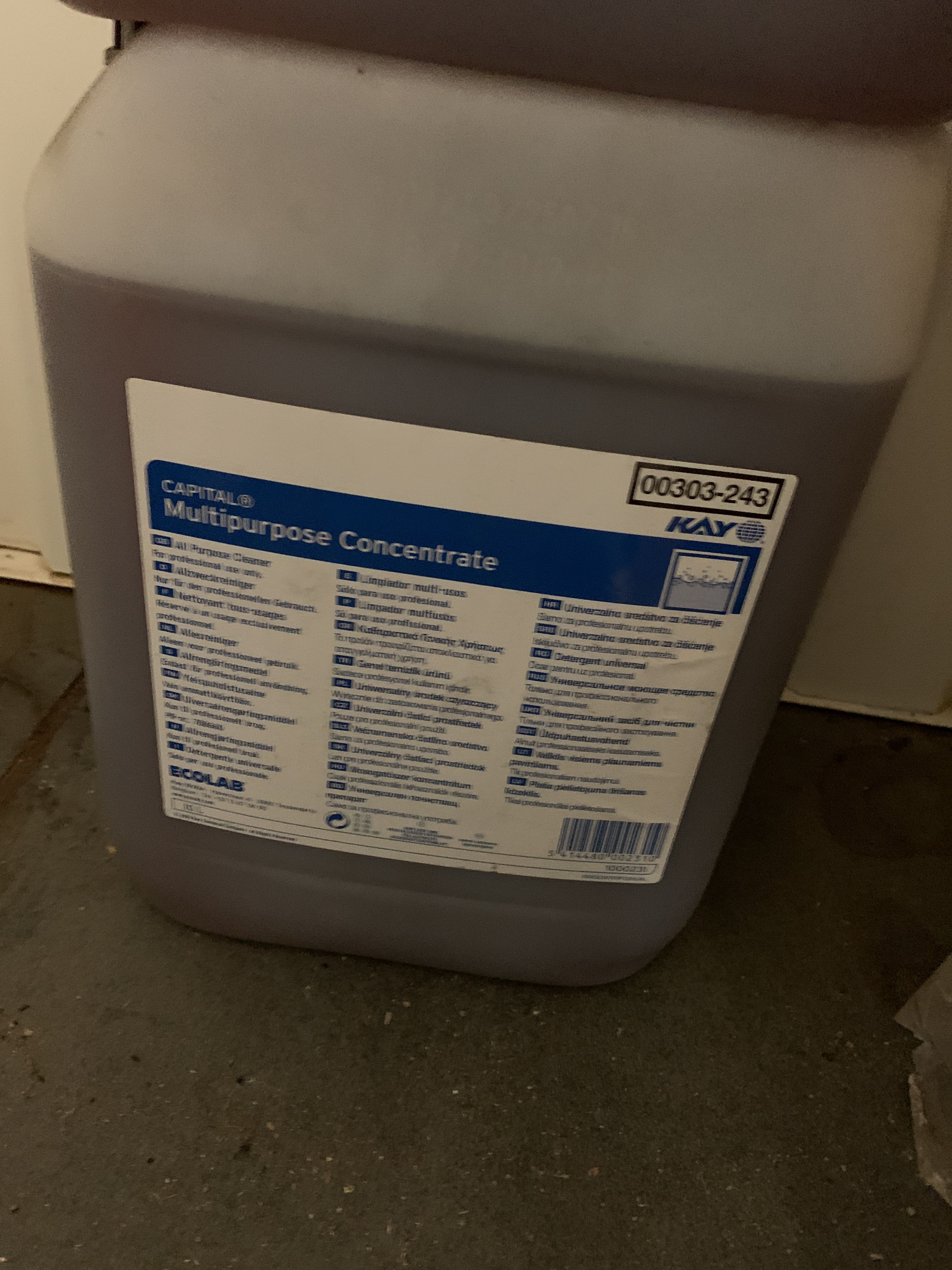 General cleaning, soaking agents, desiccants, oven cleaning PS