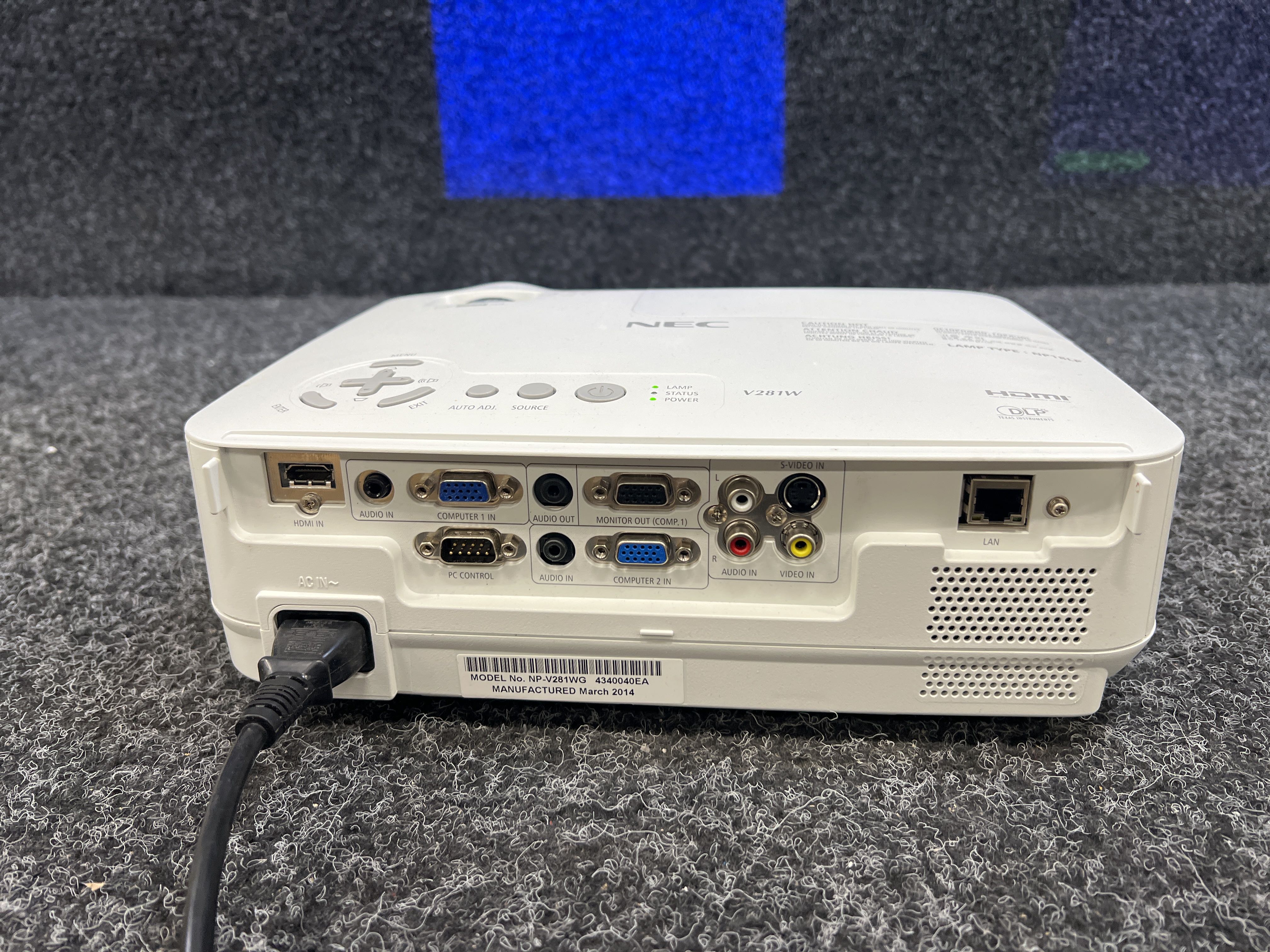 Projector NEC NP-V281W - PS Auction - We value the future