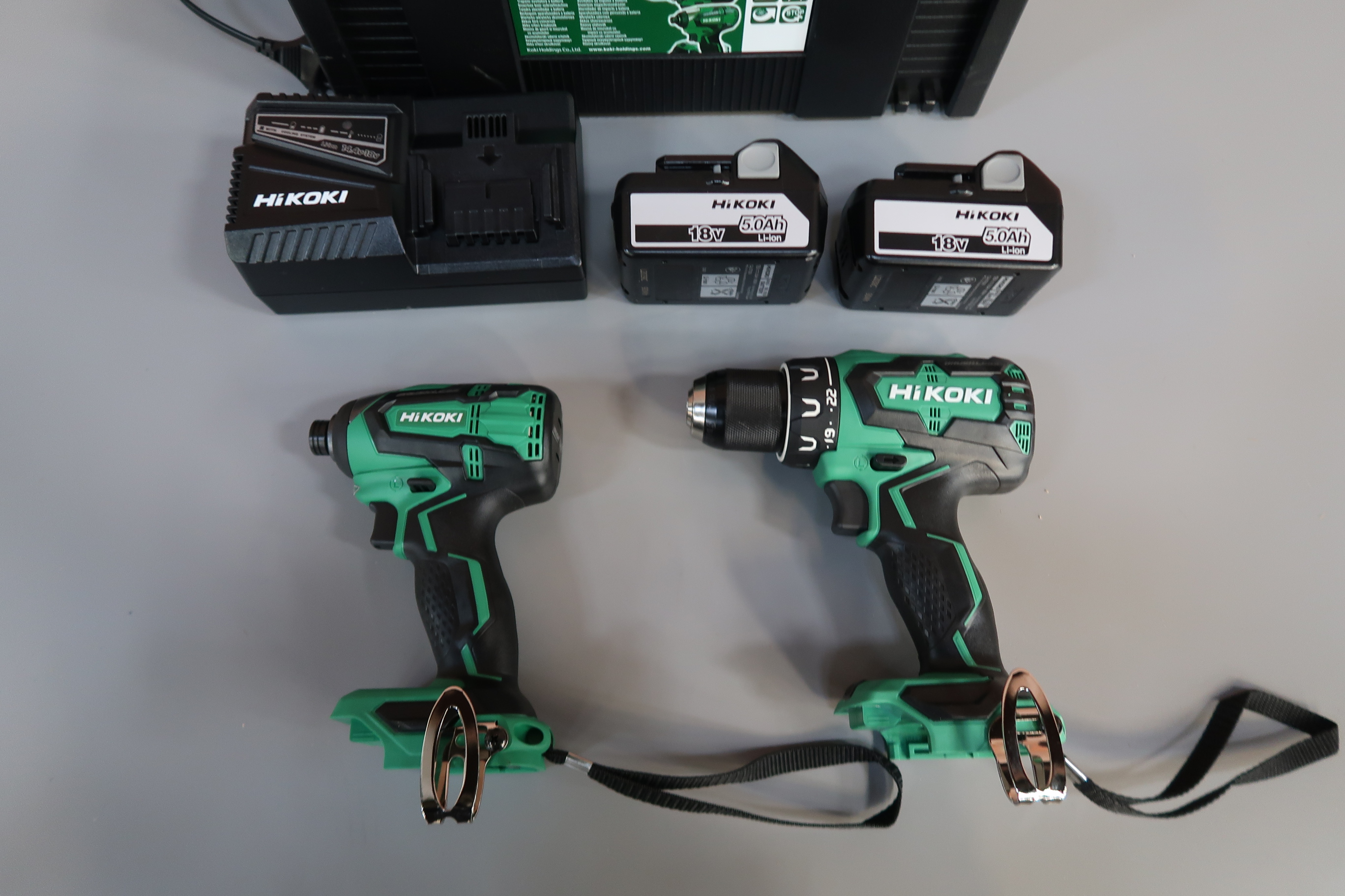 Tool kit HiKOKI KC18DBSL with 18V 2 x 5.0 Ah batteries & charger 