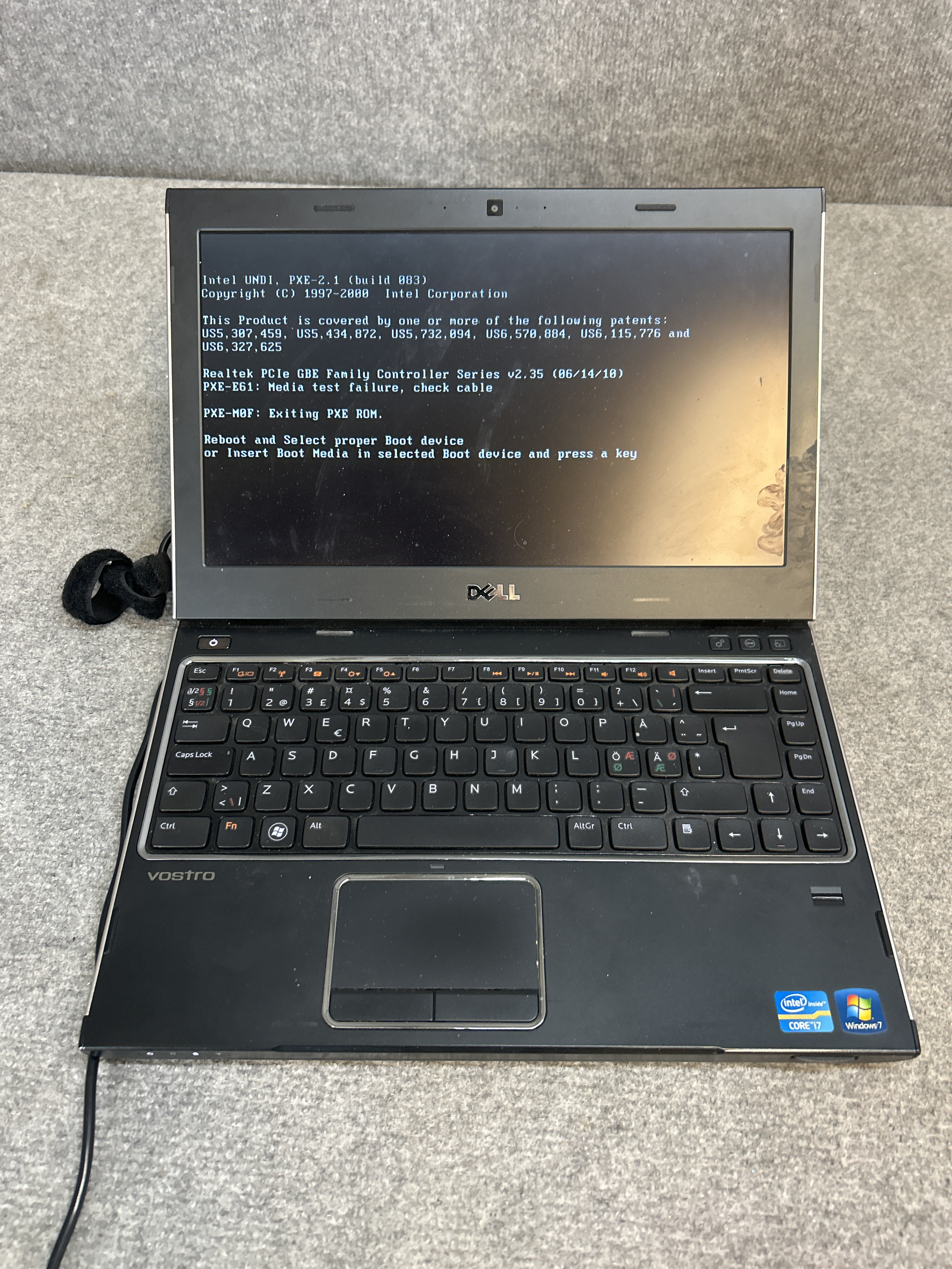 Laptop Dell Vostro 3350, 8 GB RAM, HDD (not SSD) 320 GB, - PS