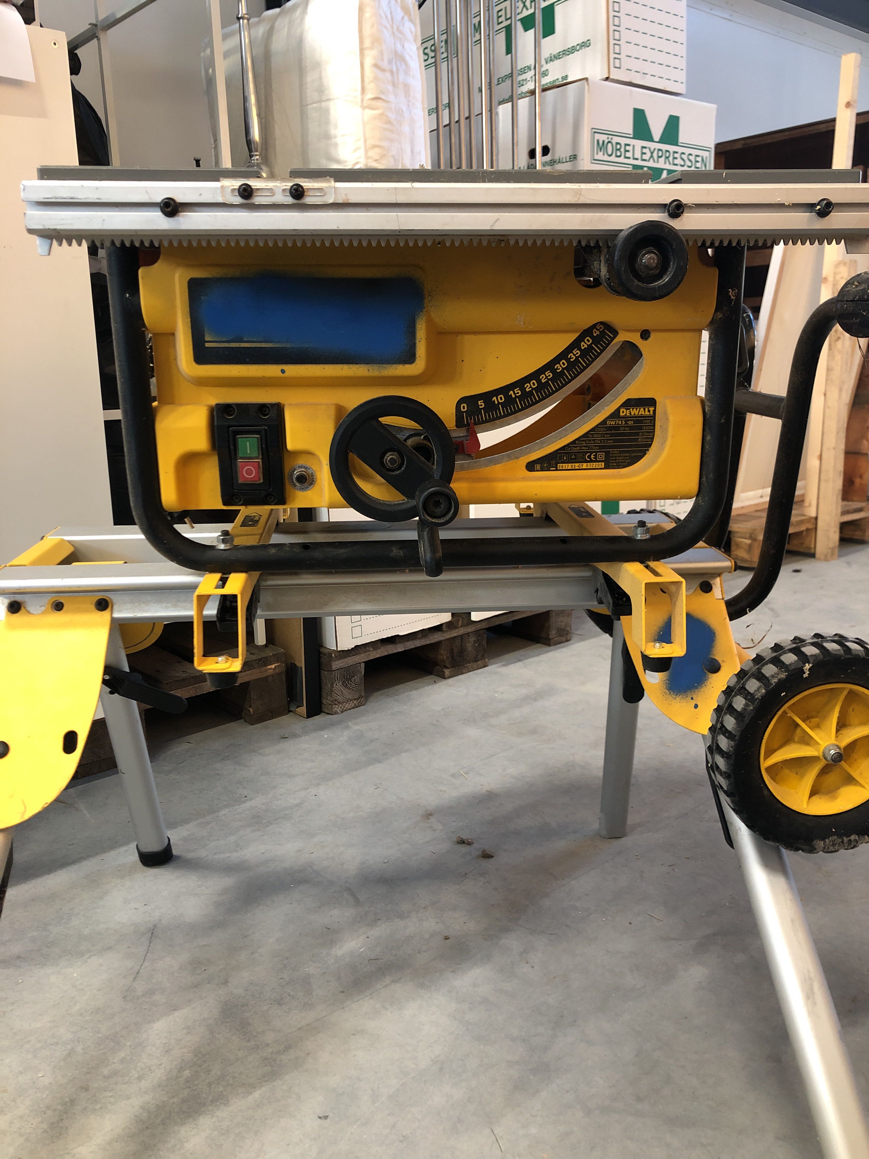Dw745 Modifications Dewalt DW745 Bordssåg - Auktioner online - Nätauktioner ...