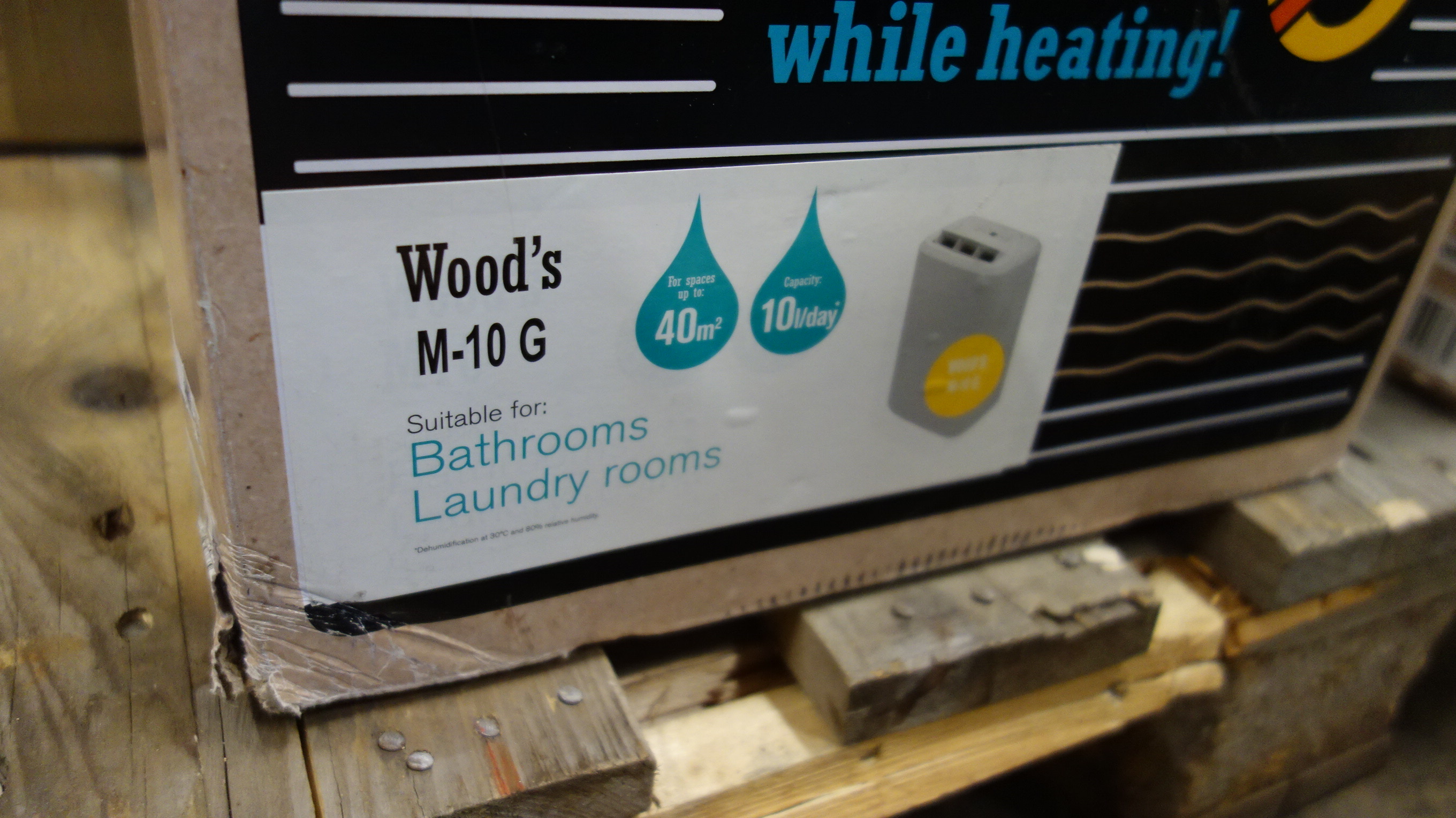 Dehumidifier Woods M10G PS Auction We value the future Largest in