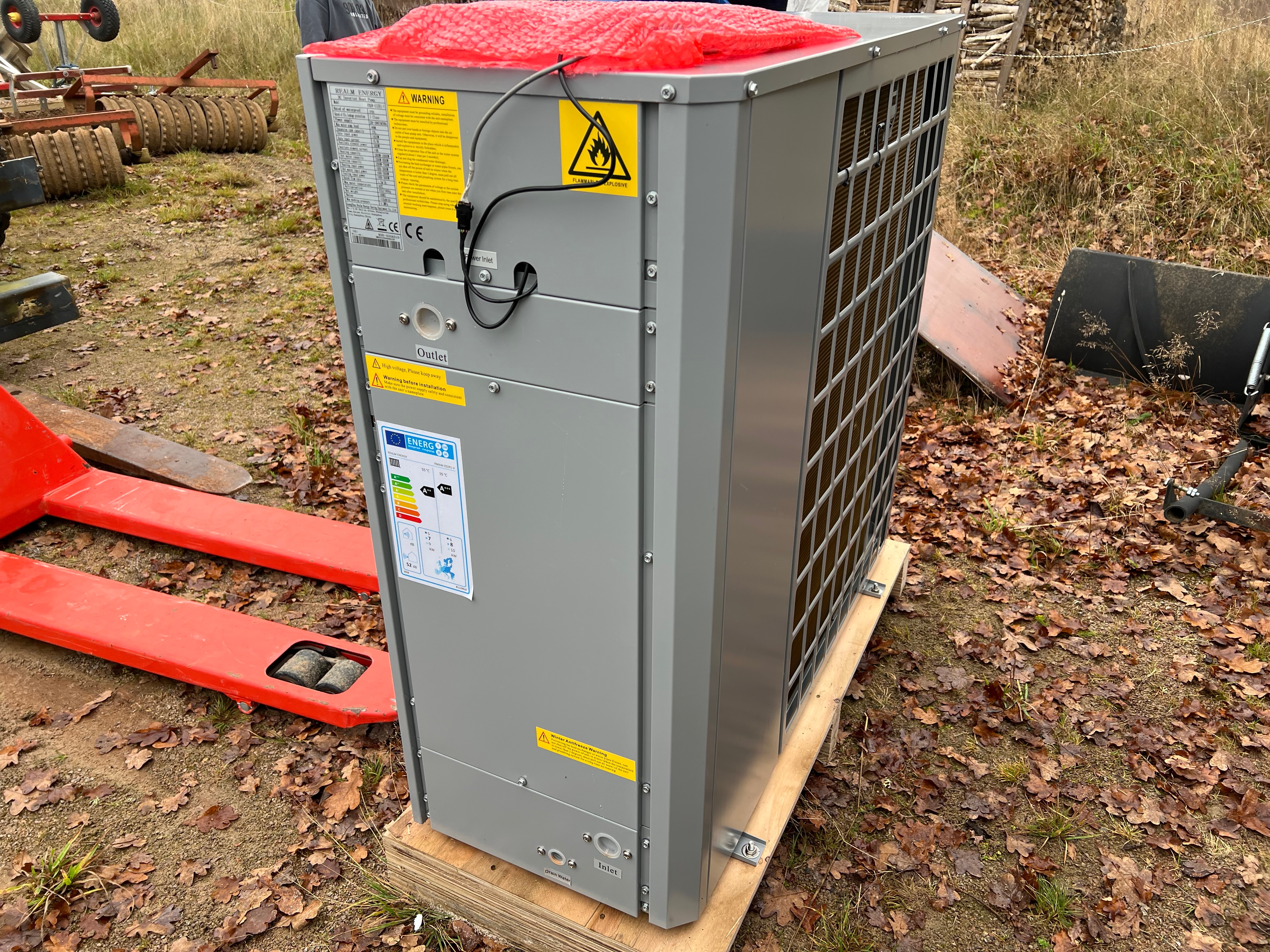 Luft/vatten-värmepump – RMRB RMAW-03ZR1-V, monoblock med WiFi och ...
