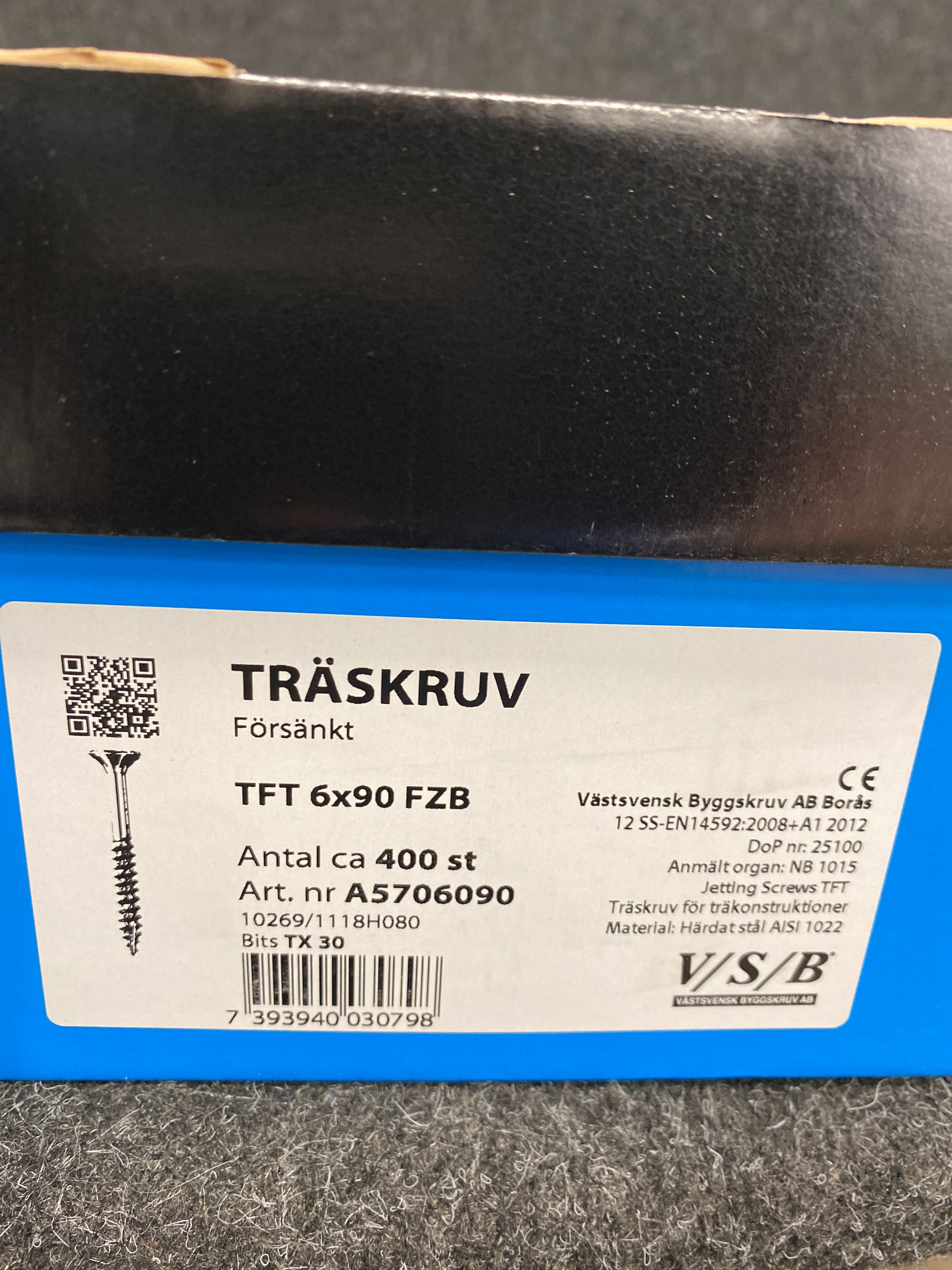 2st Förpackningar VSB Träskruv 6x90mm - Auktioner online - Nätauktioner ...