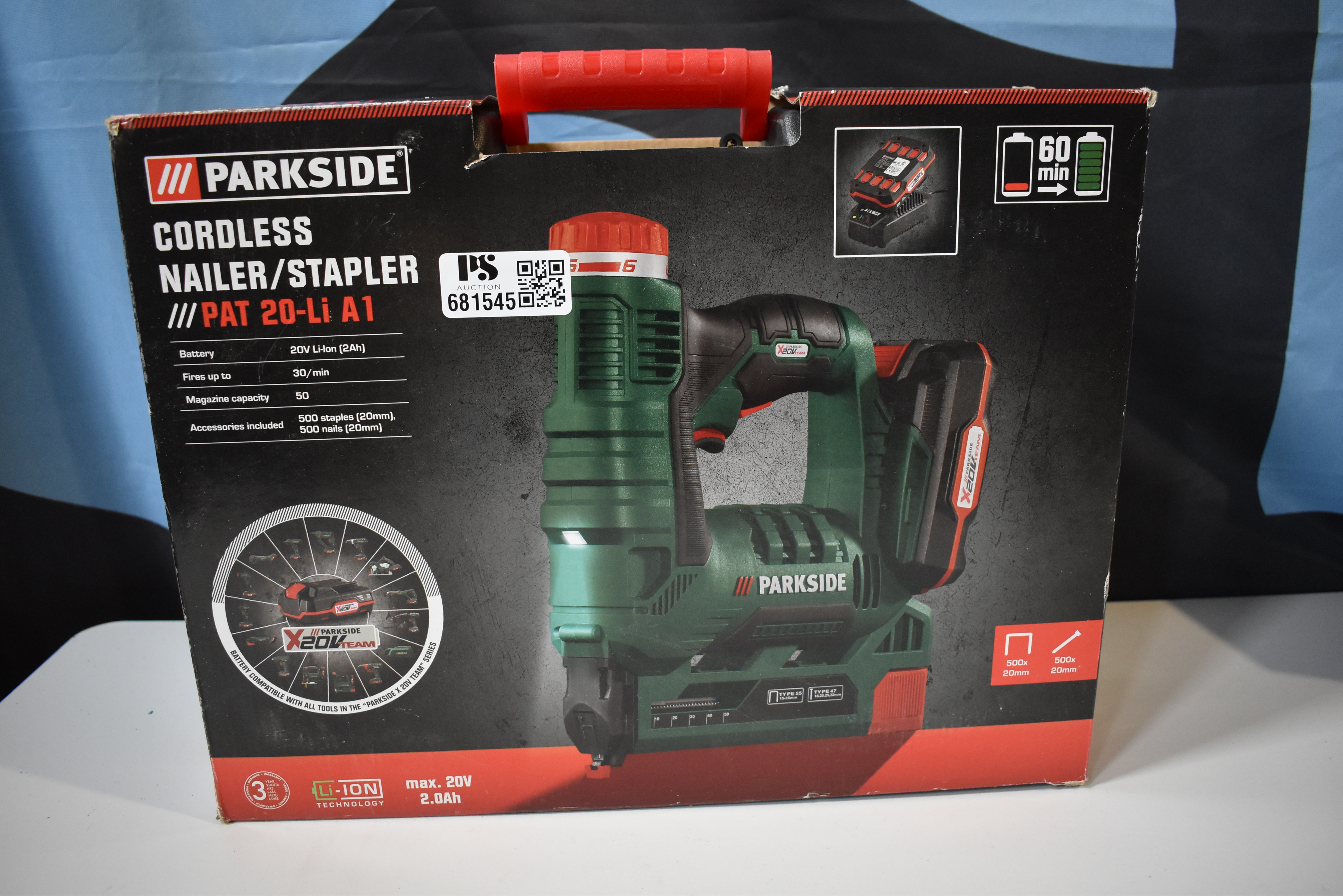 Staple gun from Parkside - PAT 20-Li A1 