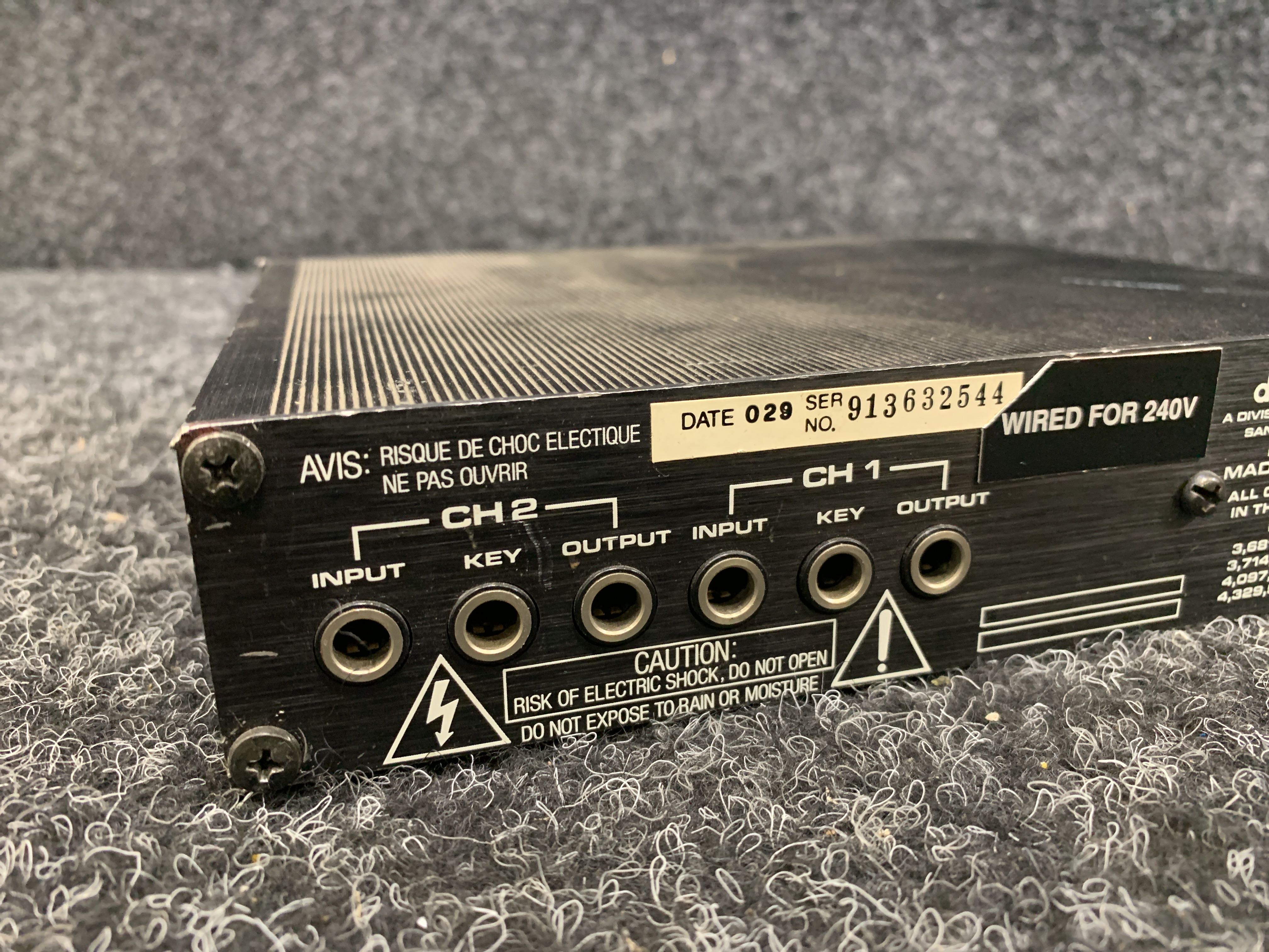 Noise gate / signal processor - dbx 363X Dual Gate - PS Auction