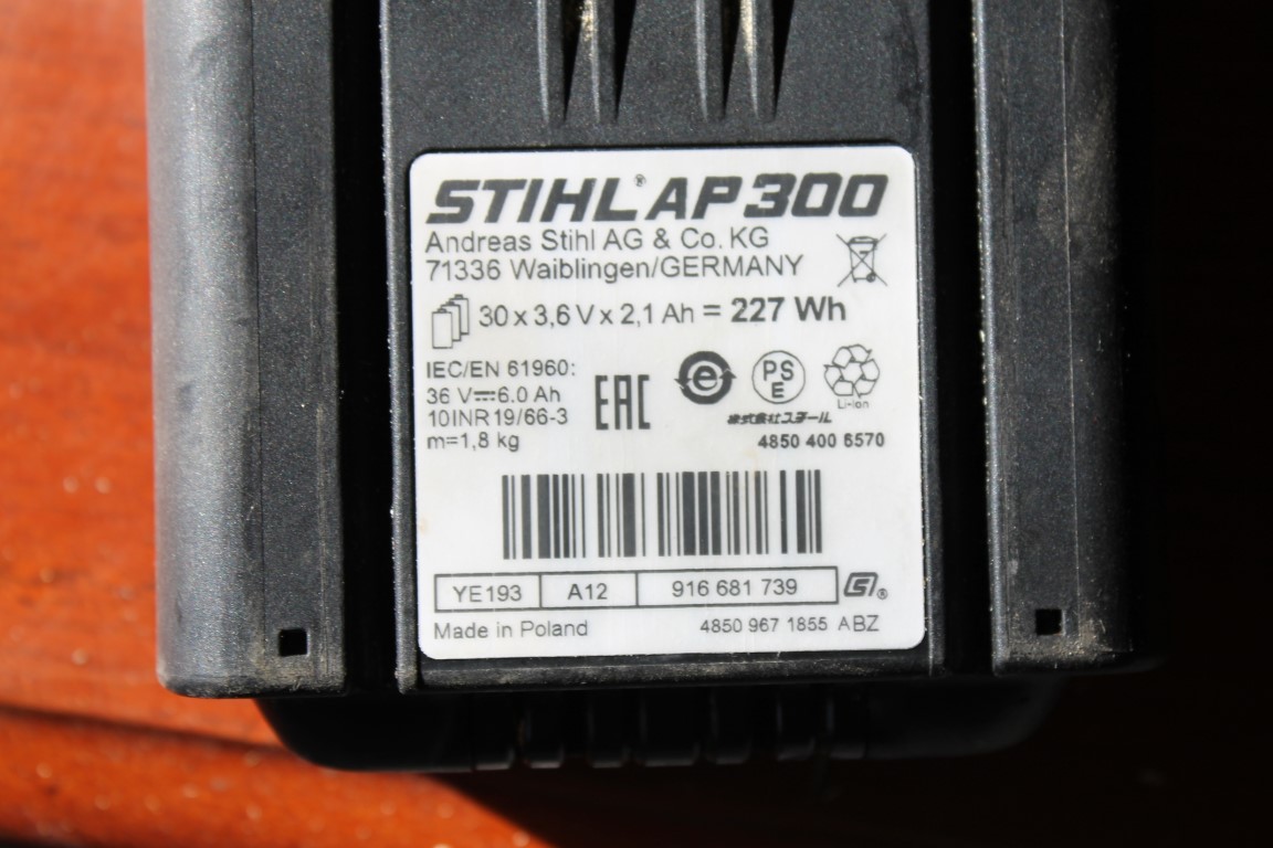 1st STHIL AP 300 Litium-Ion batteri med laddare AL 500 - Units ...
