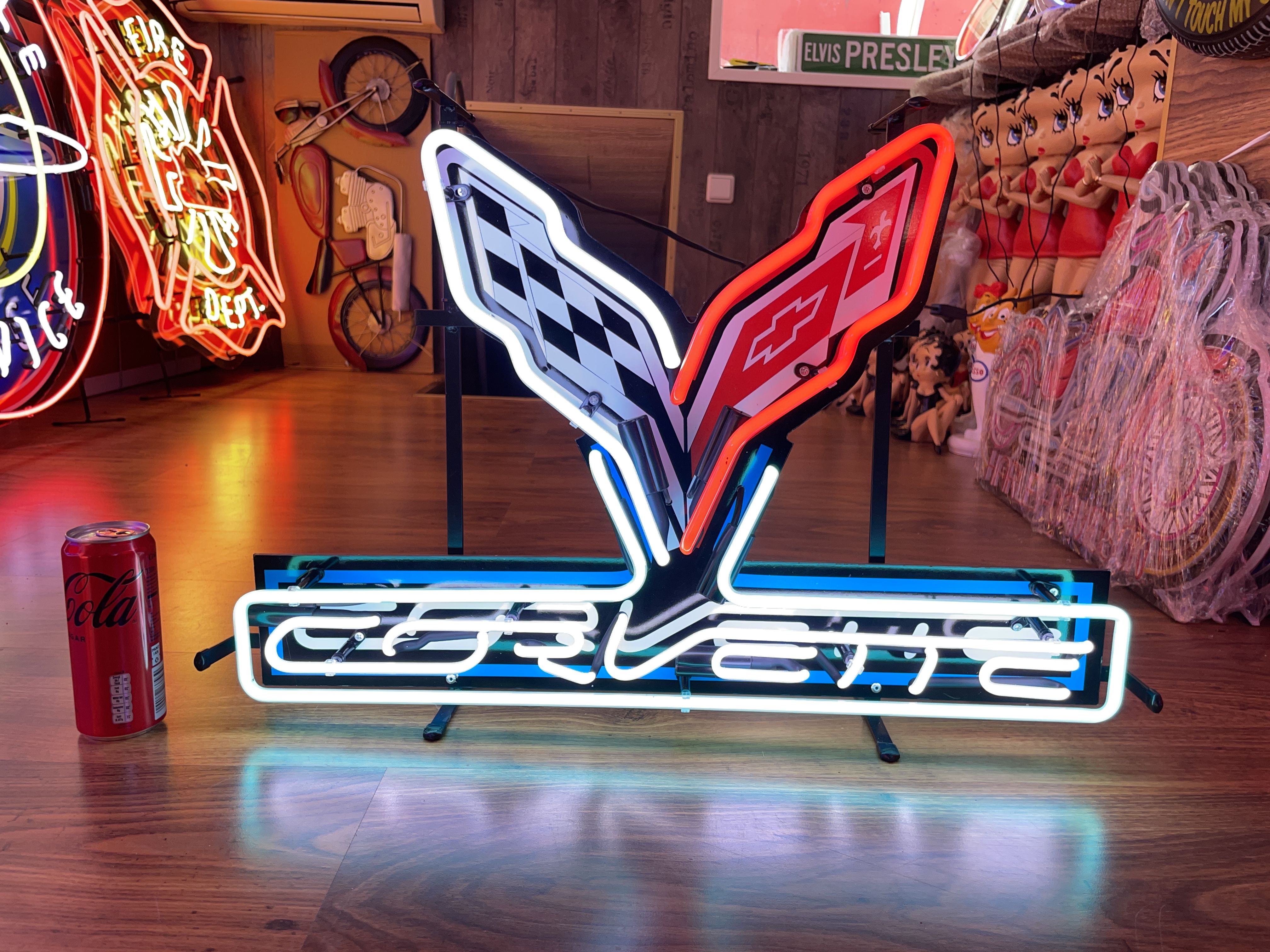 ねお サイン入り New Corvette Neon Sign - PS Auction - We value the future