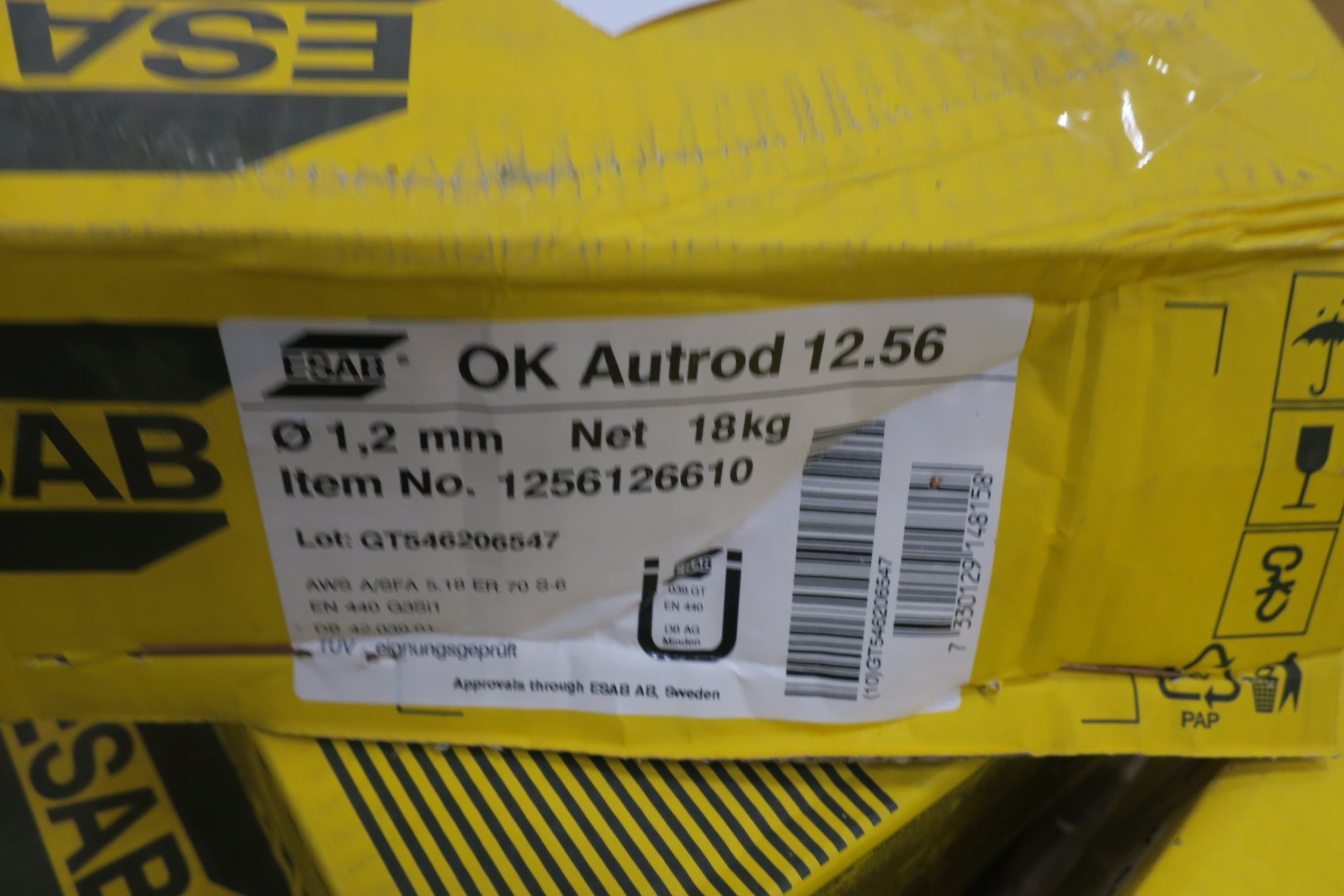 9 pcs Welding wire OK Autrod 12.56 - PS Auction - We value the future -  Largest in net auctions