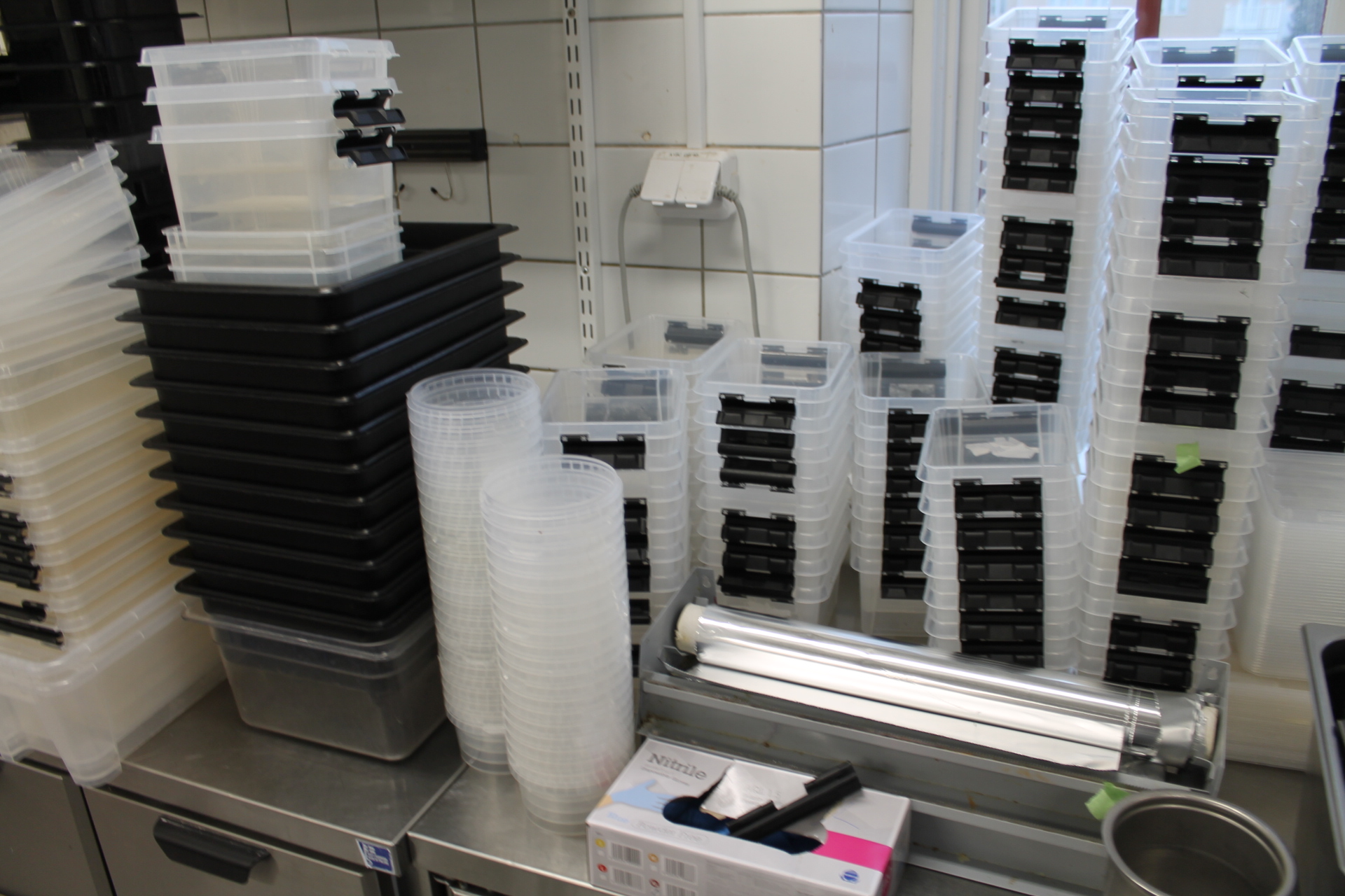 Plastic boxes, cutting boards, etc PS Auction We value the future