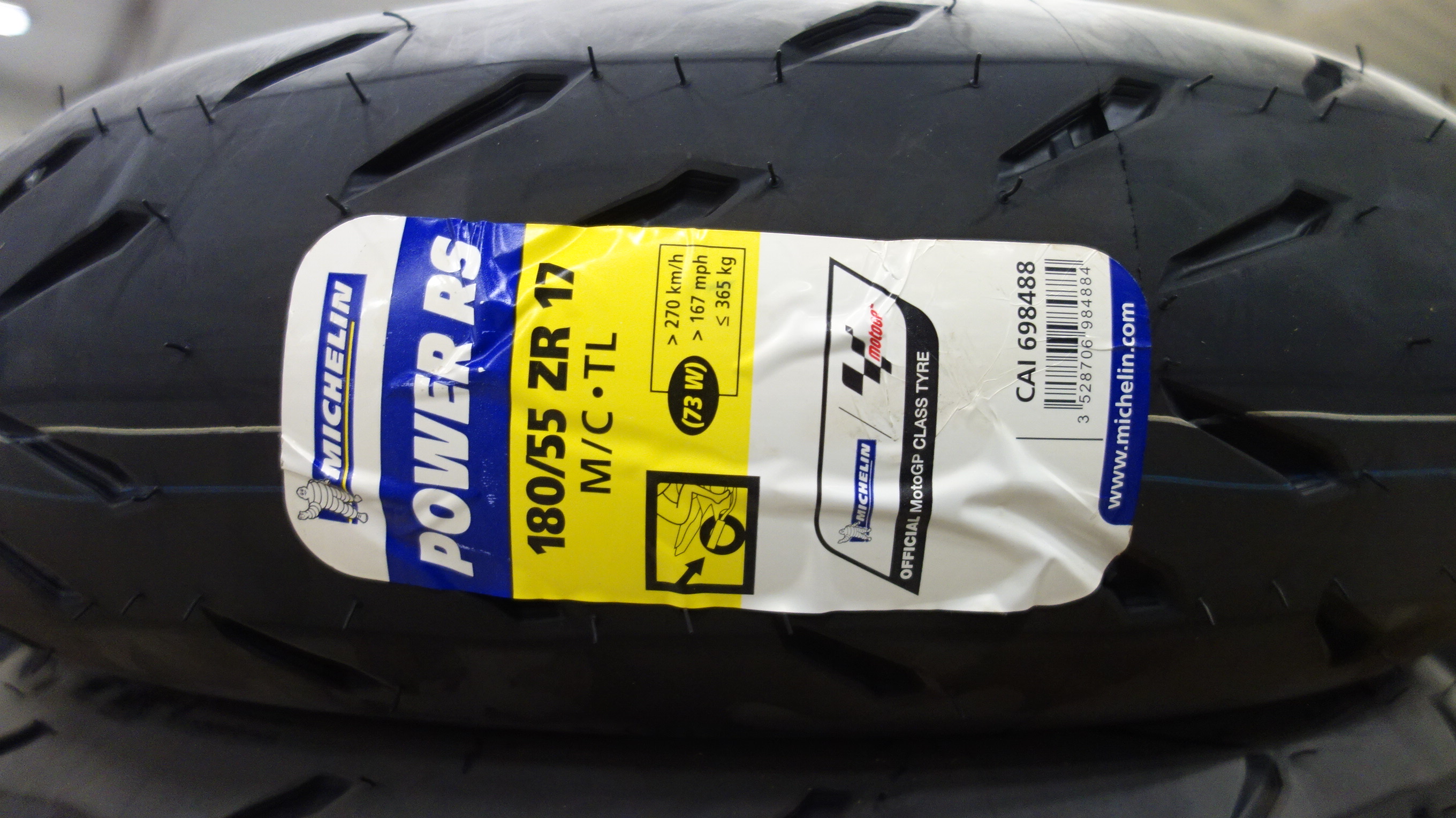 MC tires Michelin Power RS 180/55 ZR 17 - PS Auction - We value 