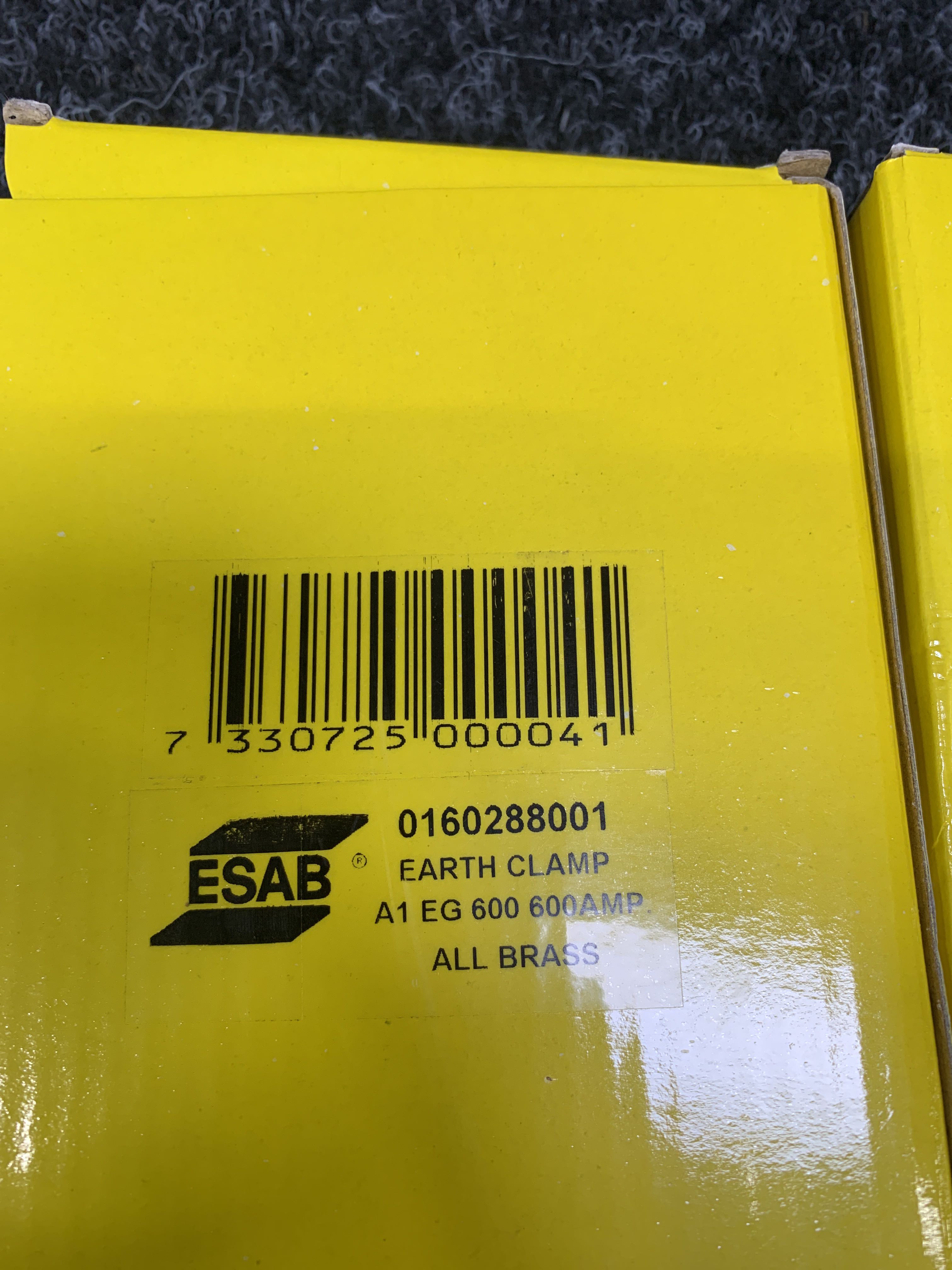 2 earth clamps ESAB EG 600 - PS Auction - We value the future - Largest ...