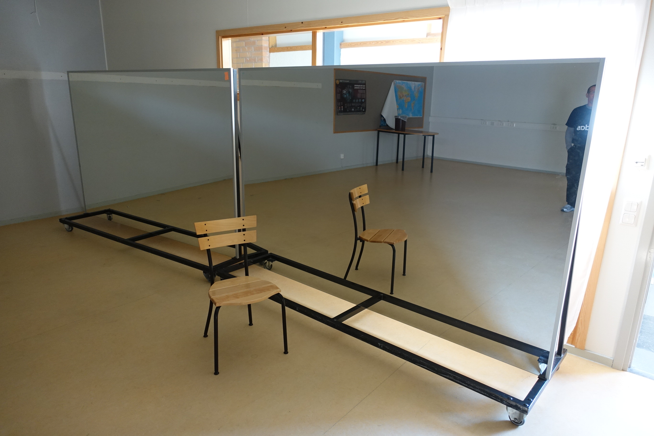 2 large mirrors on wheels PS Auction We value the future Largest