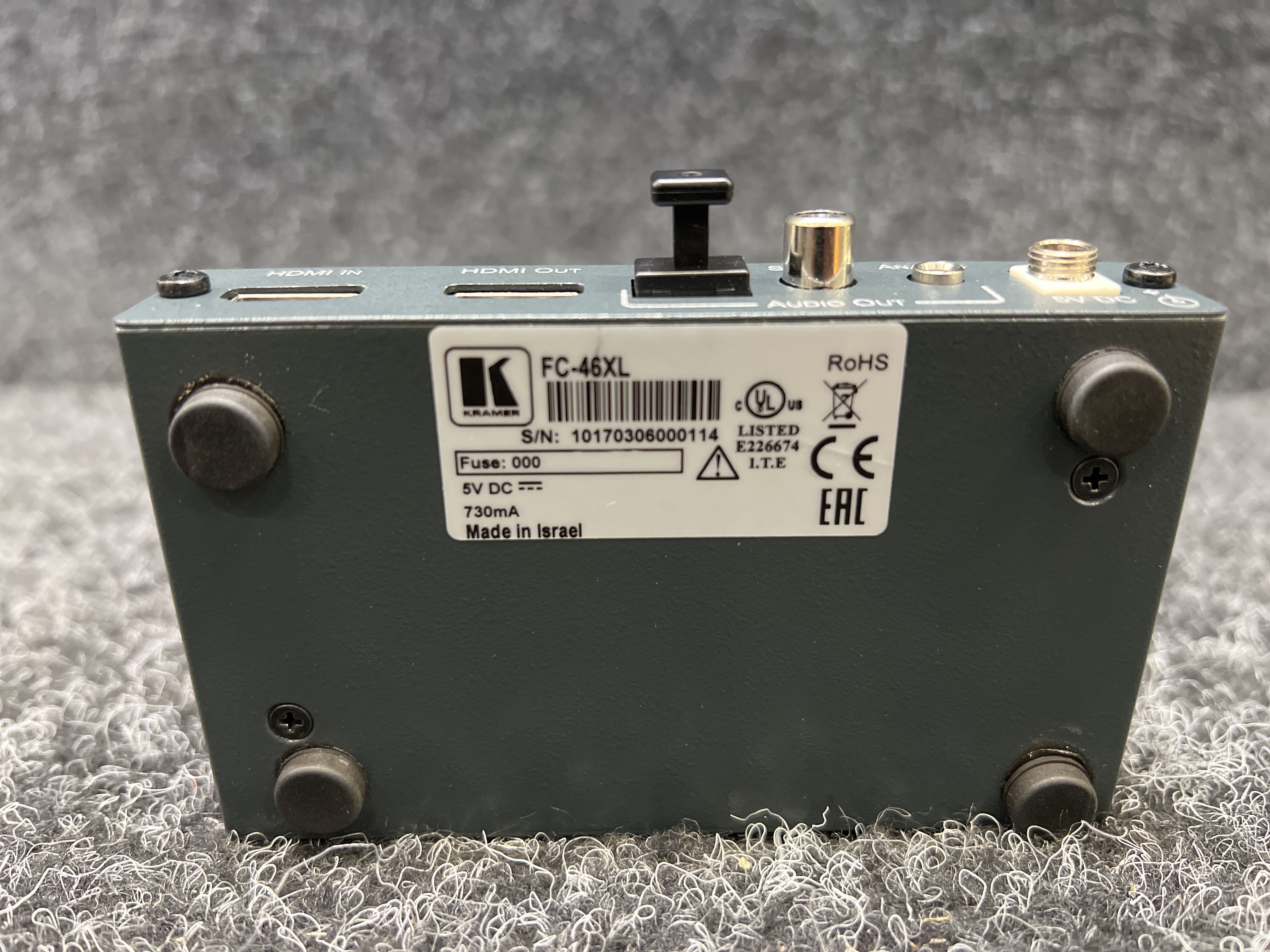 KRAMER クレイマー製　HDMI-音声ディエンベッダー FC-46XL Kramer DigiTOOLS HDMI Audio De-Embedder FC-46XL - PS Auction - We