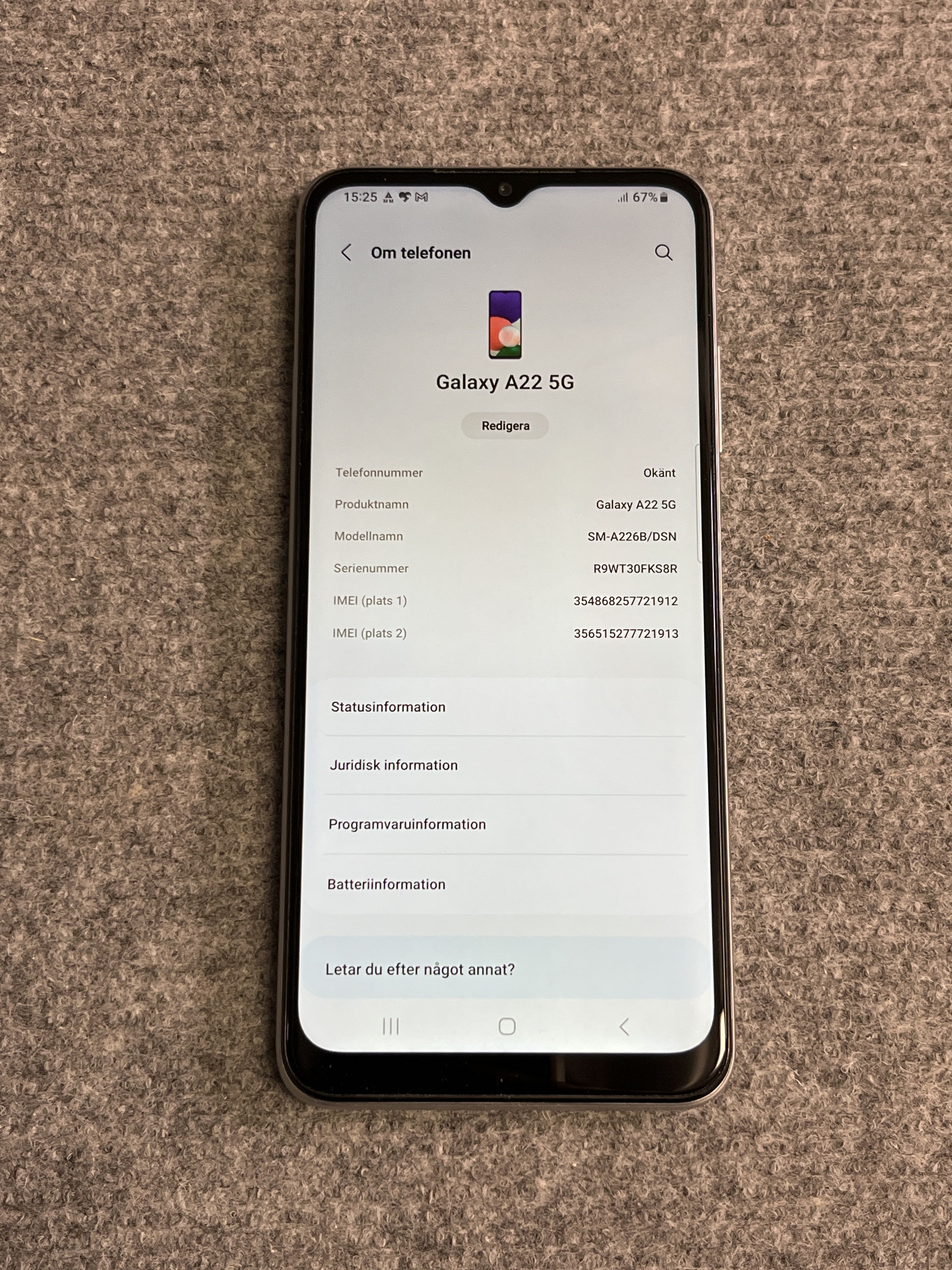Mobile phone - Samsung Galaxy A22 5G, 64GB - PS Auction - We value