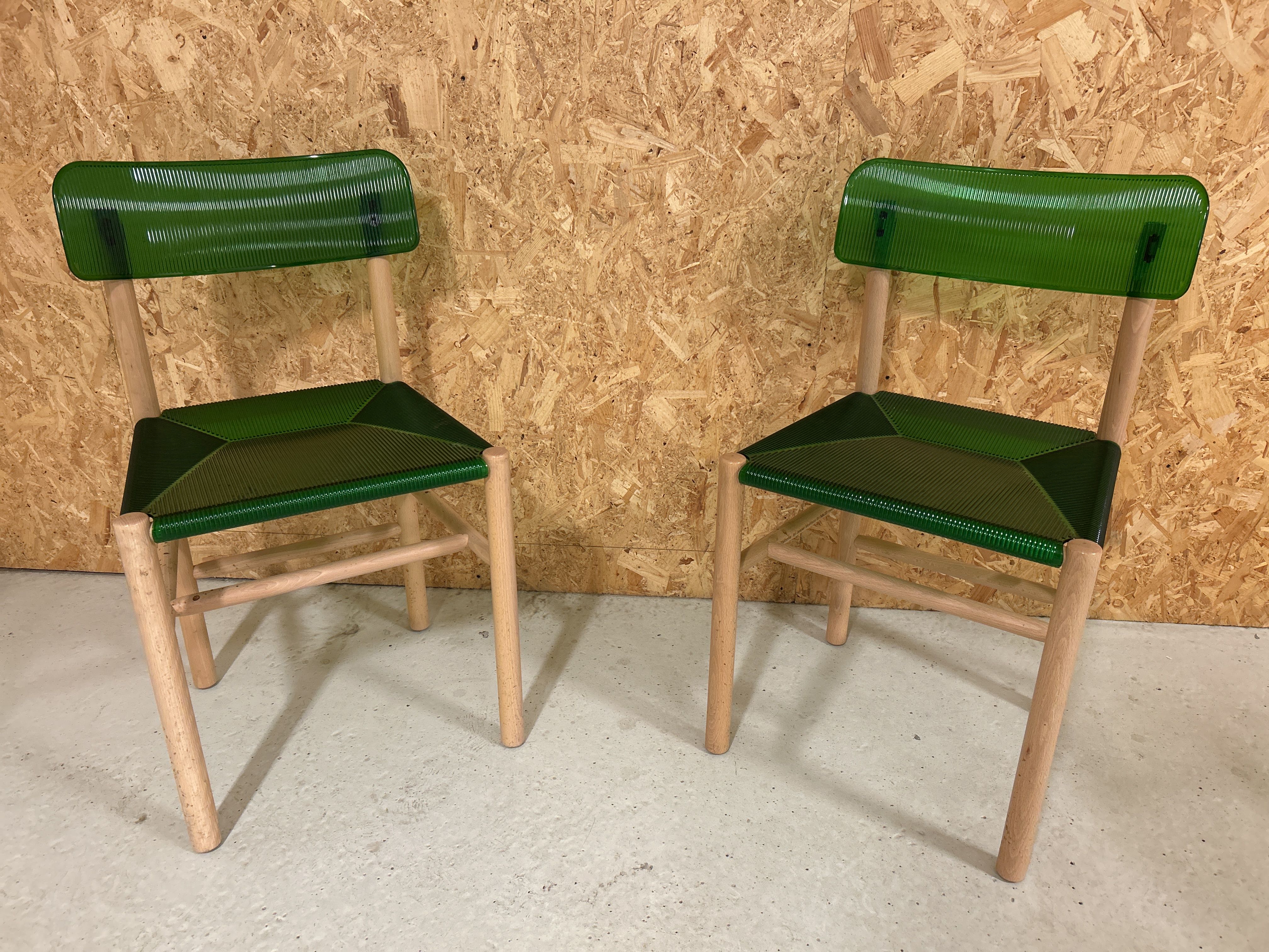 Design chairs 2 pcs - Magis Trattoria Sedia (Jasper Morrison) - PS