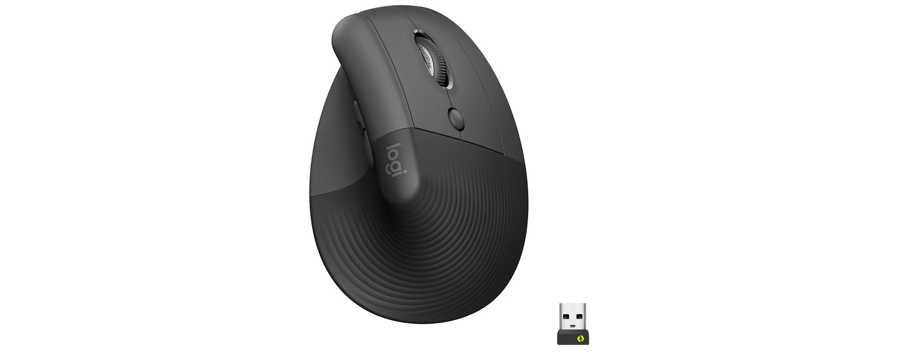 Datormus Logitech Lift Vertical Ergonomic Mouse - GRAPHITE / BLACK ...
