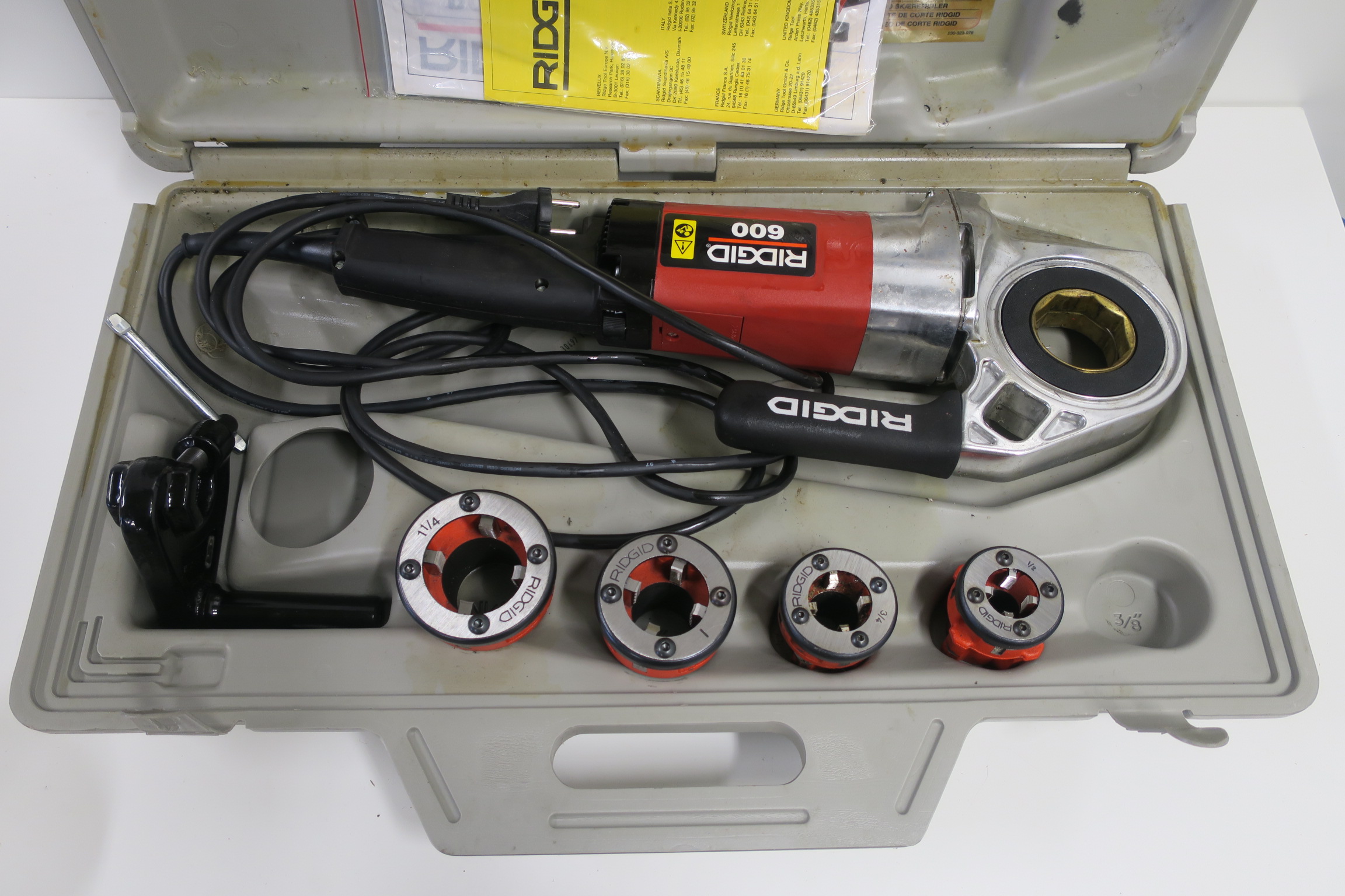 Pipe threader Ridgid 600 - PS Auction 