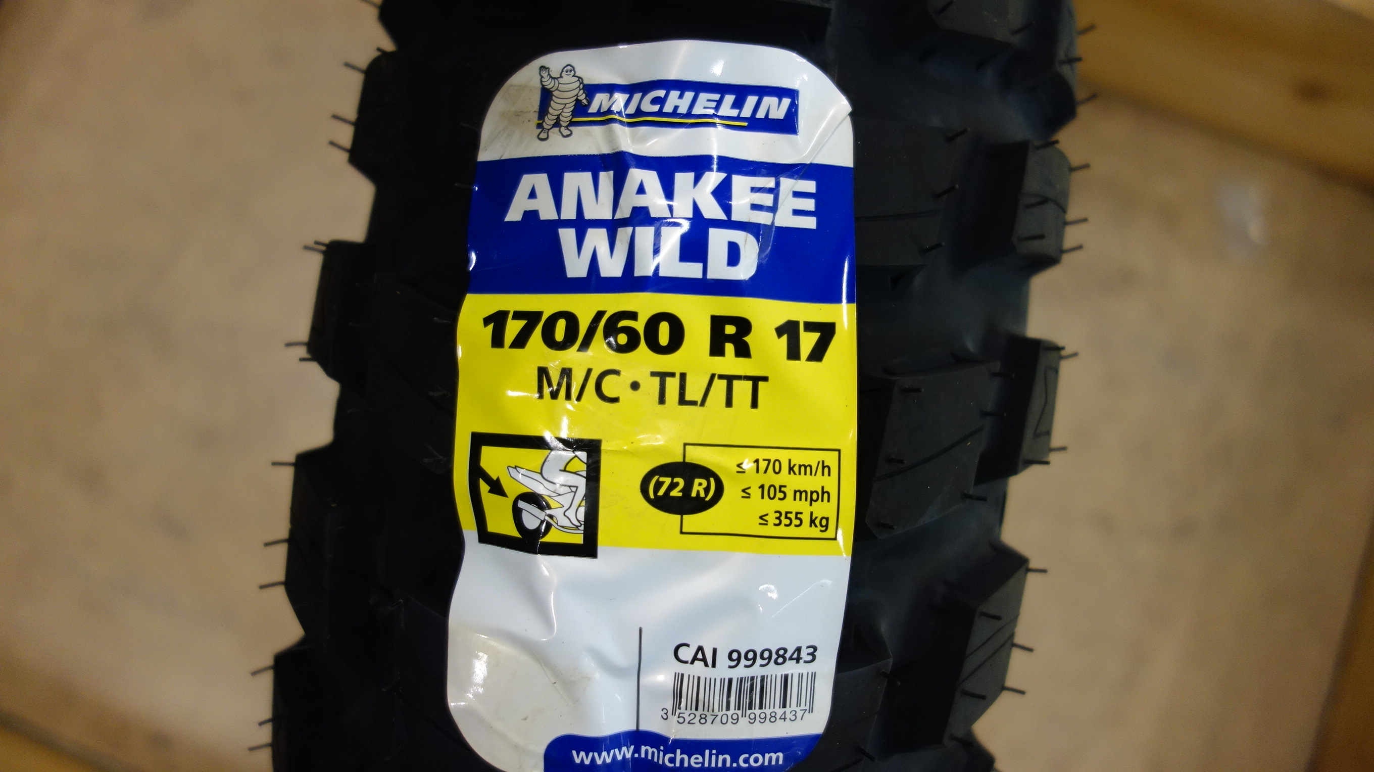 MC tires Michelin Anakee Wild 170/60 R 17 - PS Auction - We value