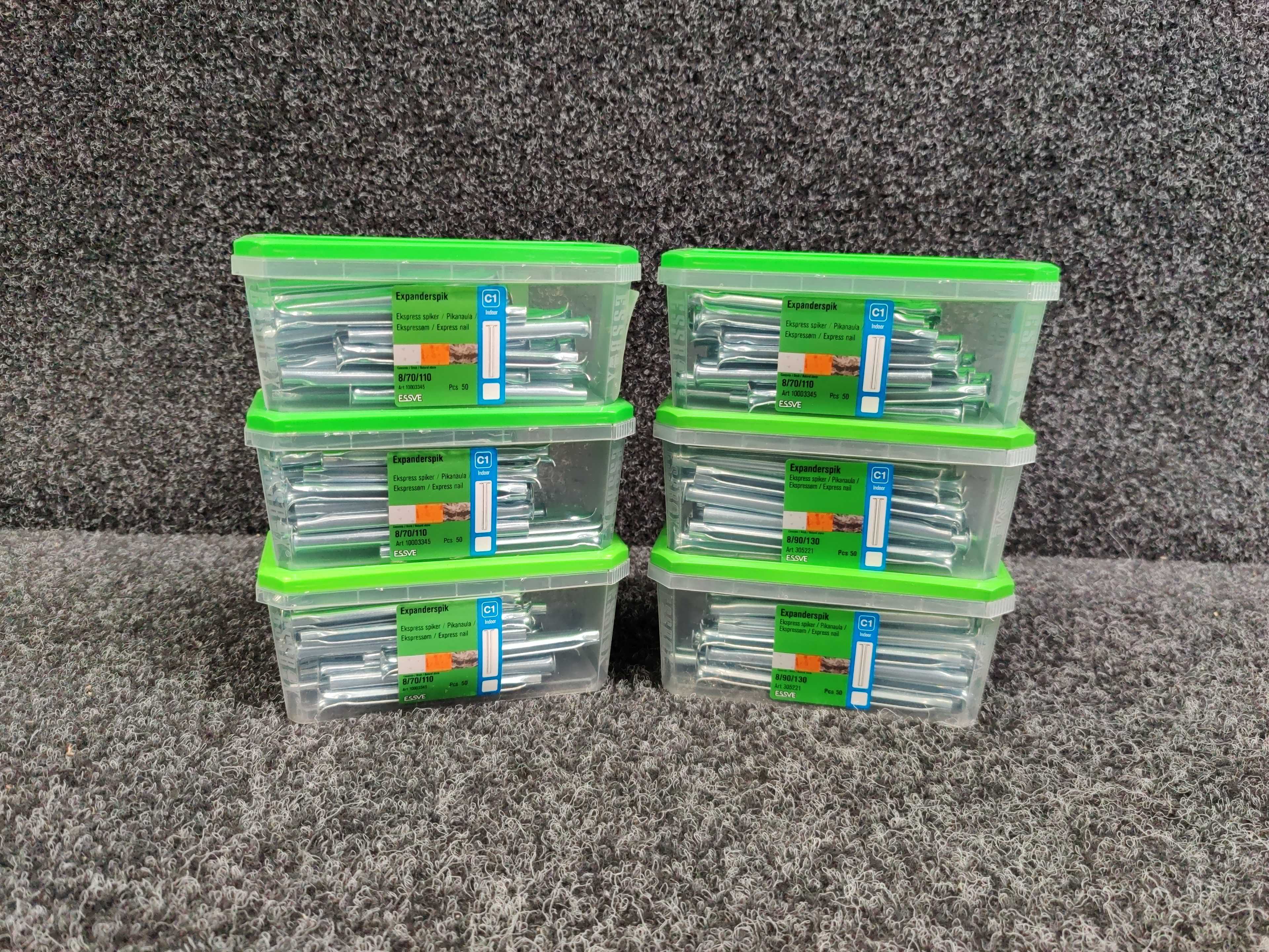 6 pcs Packs Expander nails, Essve - PS Auction - We value the future ...