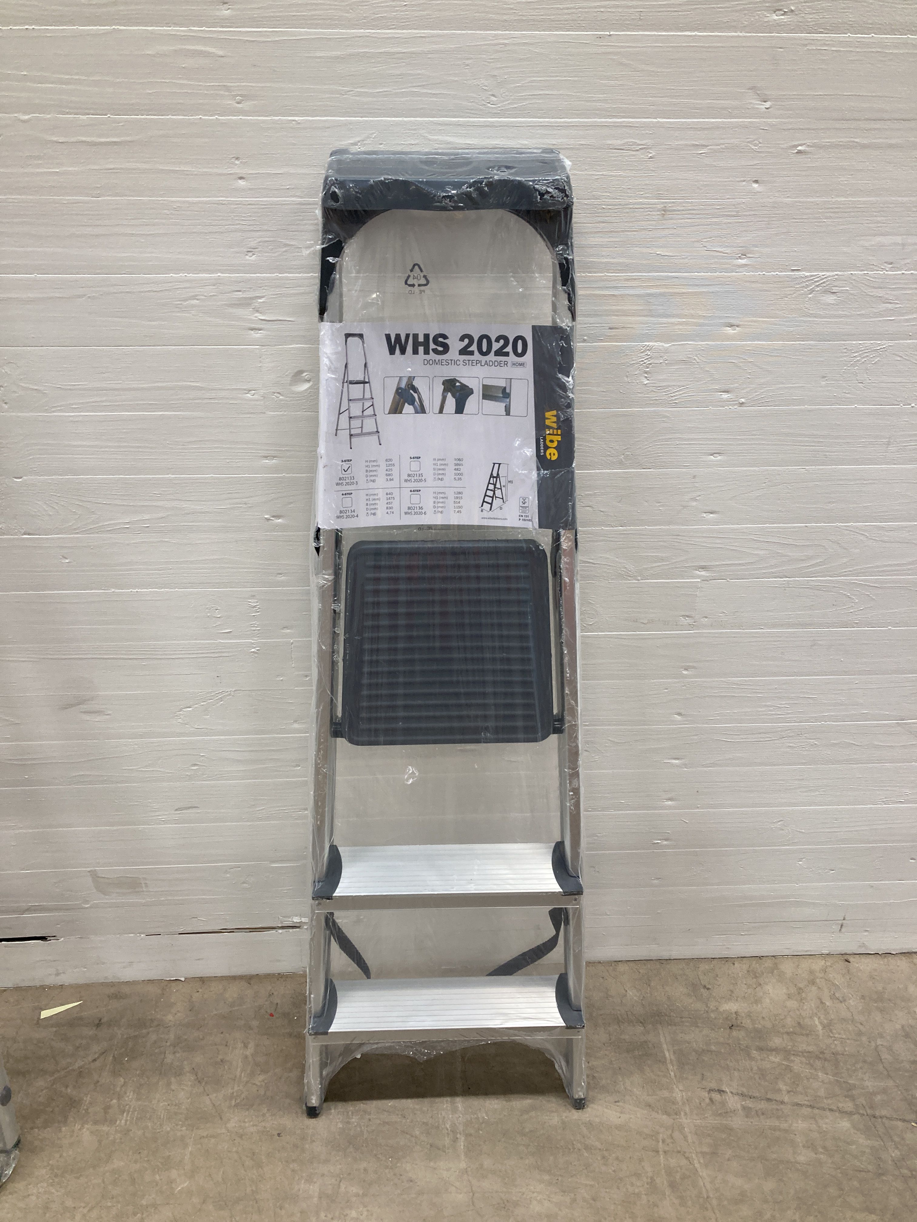 Household ladder Wibe WHS 2020 3-step - PS Auction - We value the ...