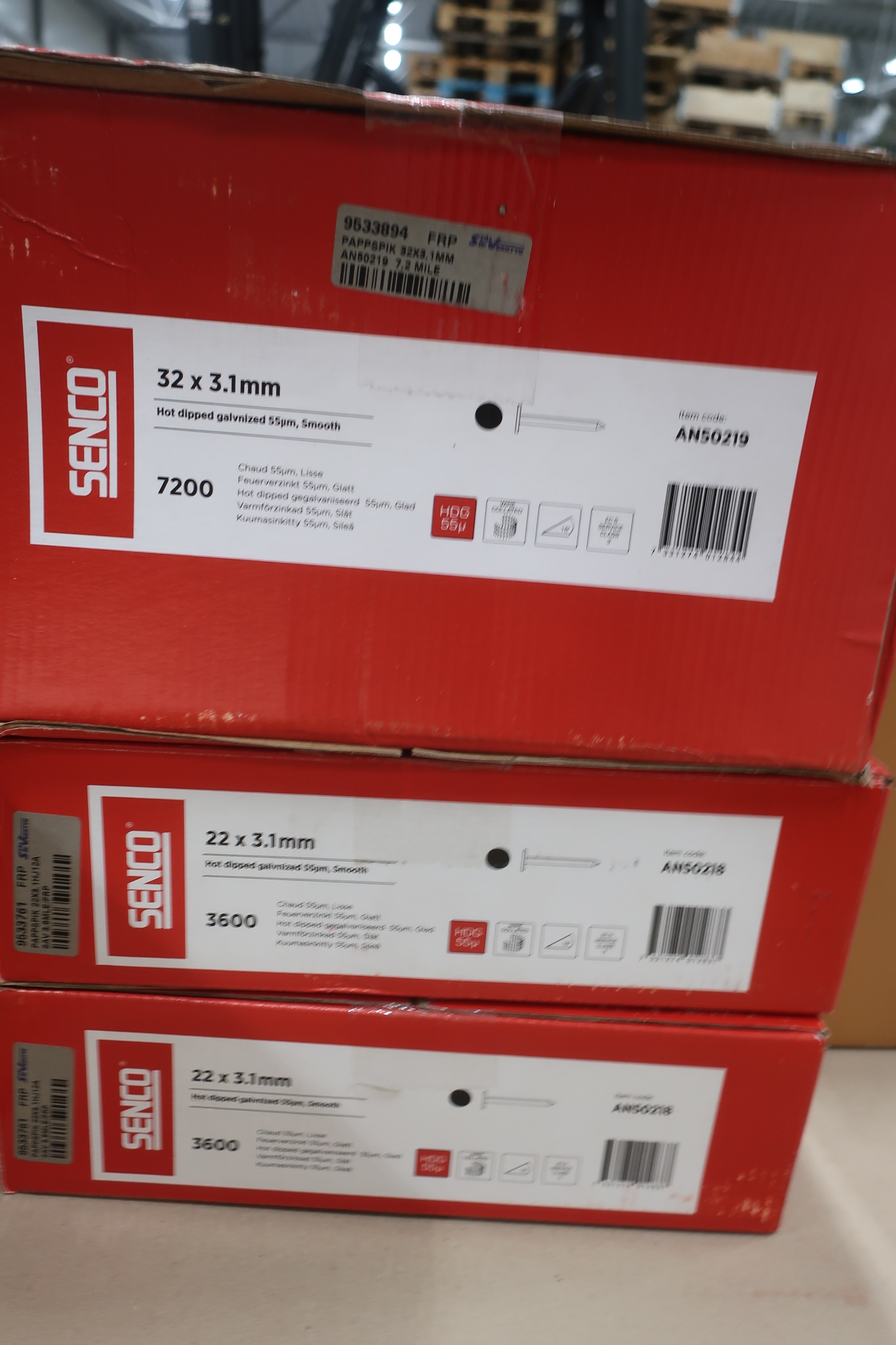 Assortment with banded nails etc. Senco PS Auction We value the