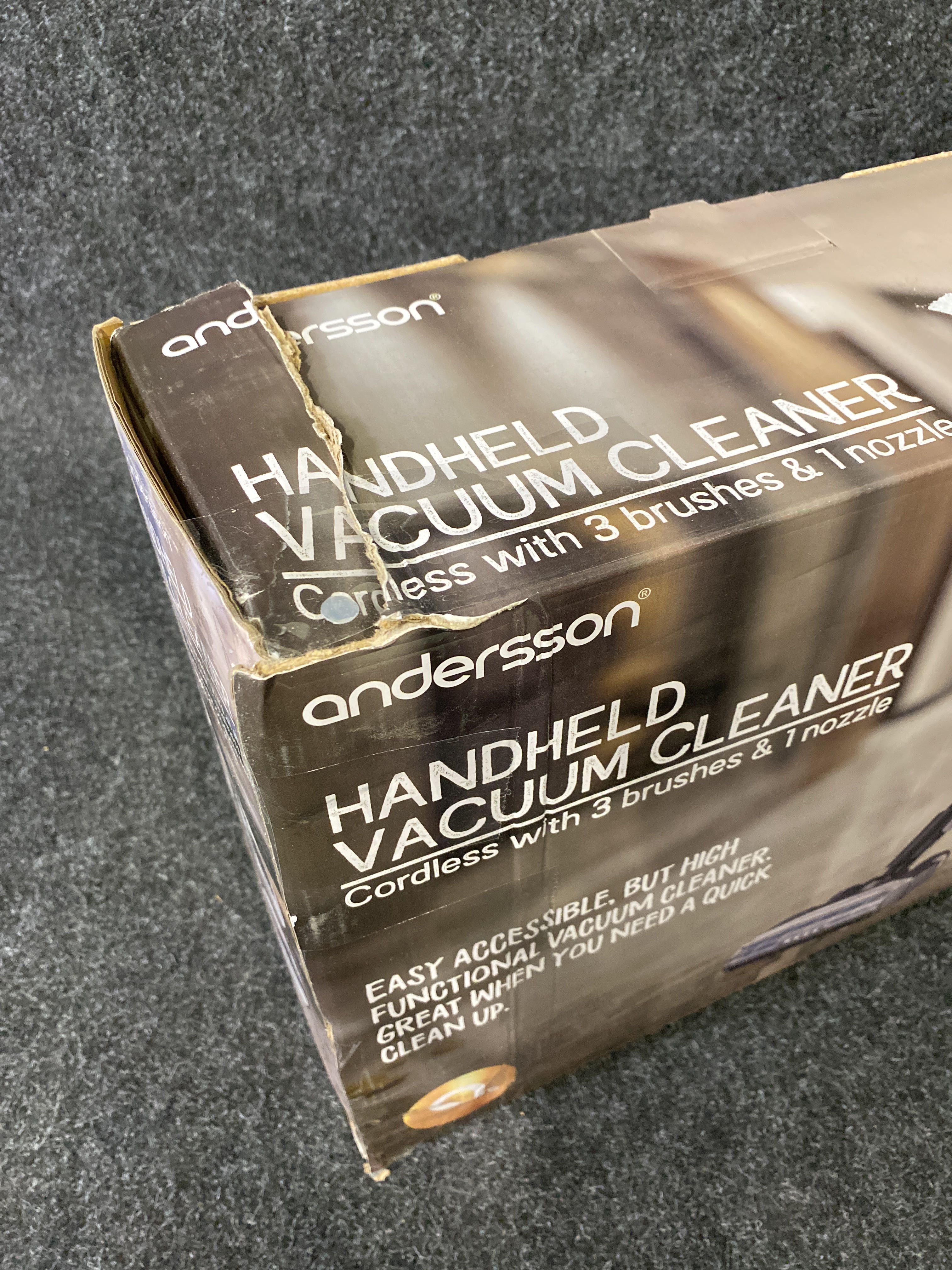 Hand vacuum cleaner Andersson VCH 3.0 PS Auction We value the