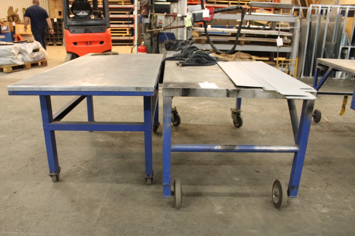 Stort Rullbord 2st rullbord 1800 x 860, 1800 x 900 - Units - Ledande på konkursauktioner