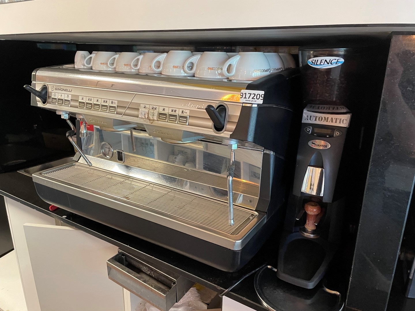 Espresso machine with grinder Simonelli Appia II V GR2 L - PS